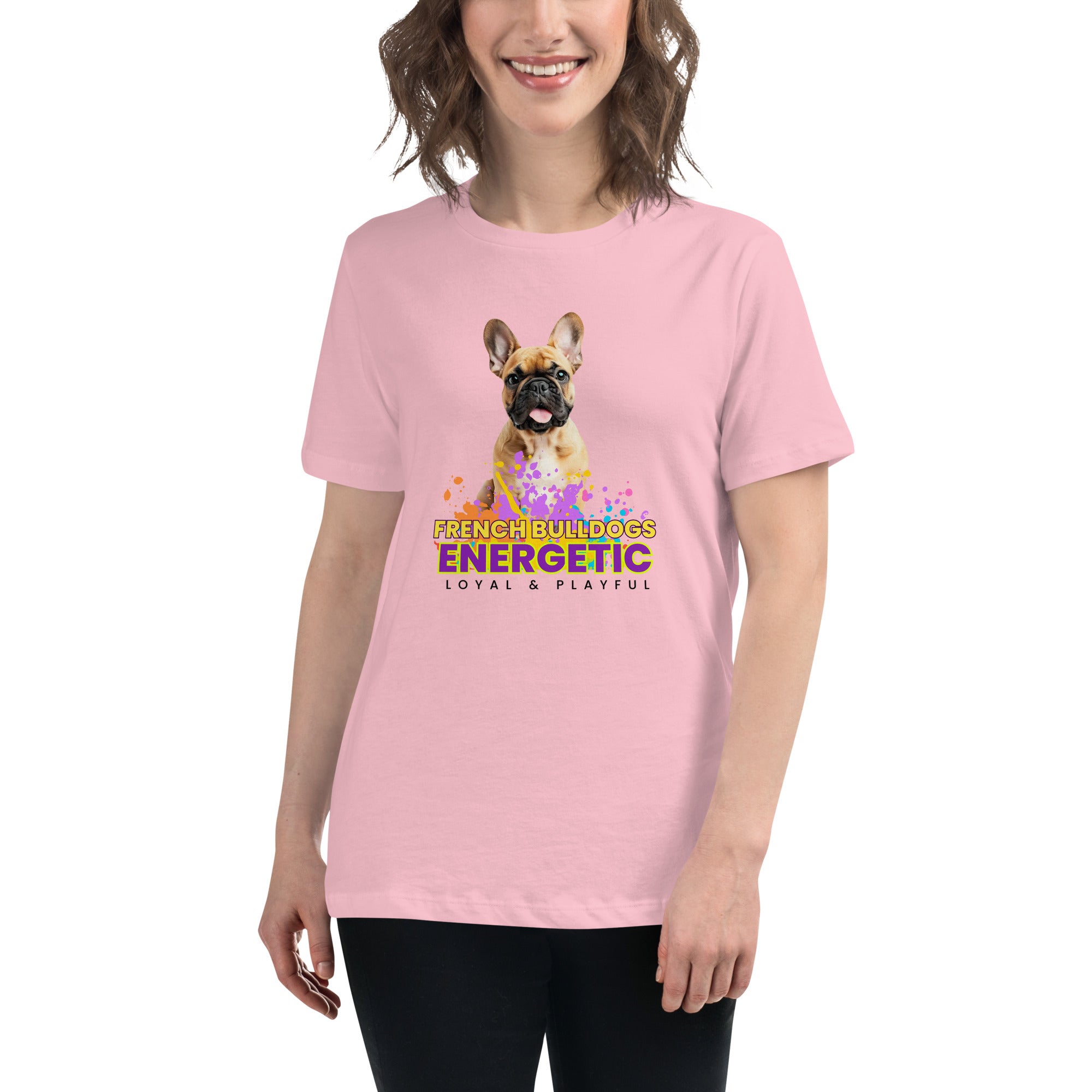 French Bull Dog Women's Relaxed T-Shirt