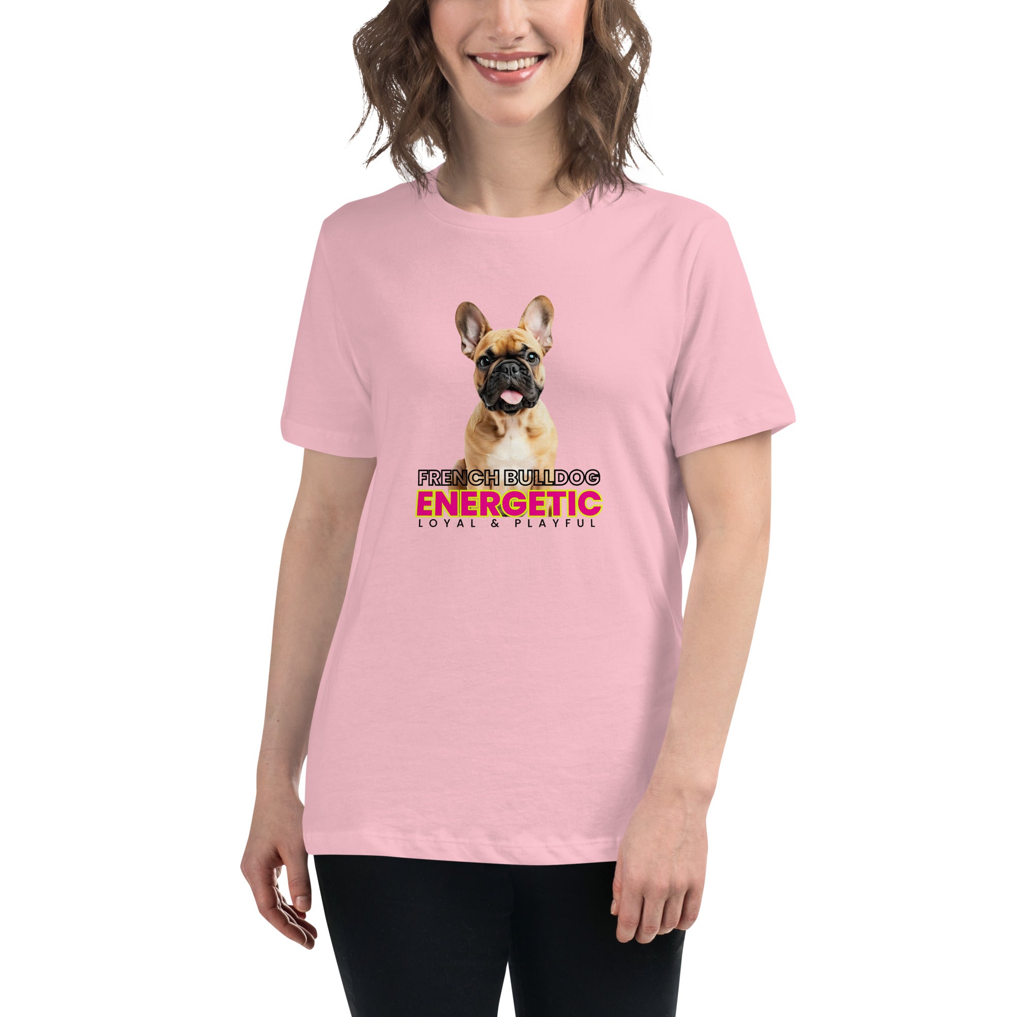 French Bull Dog Women's Relaxed T-Shirt