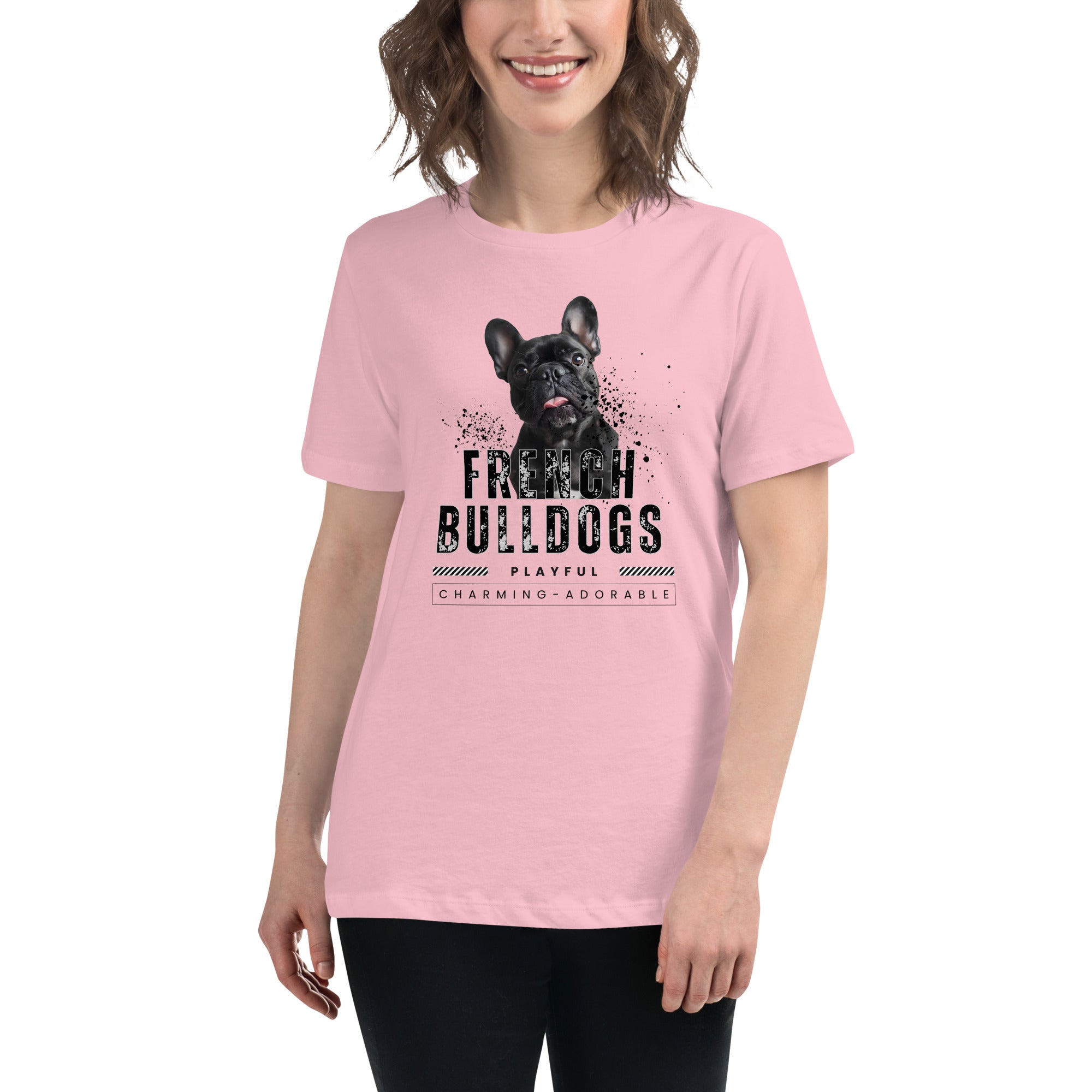 French Bull Dog Women's Relaxed T-Shirt