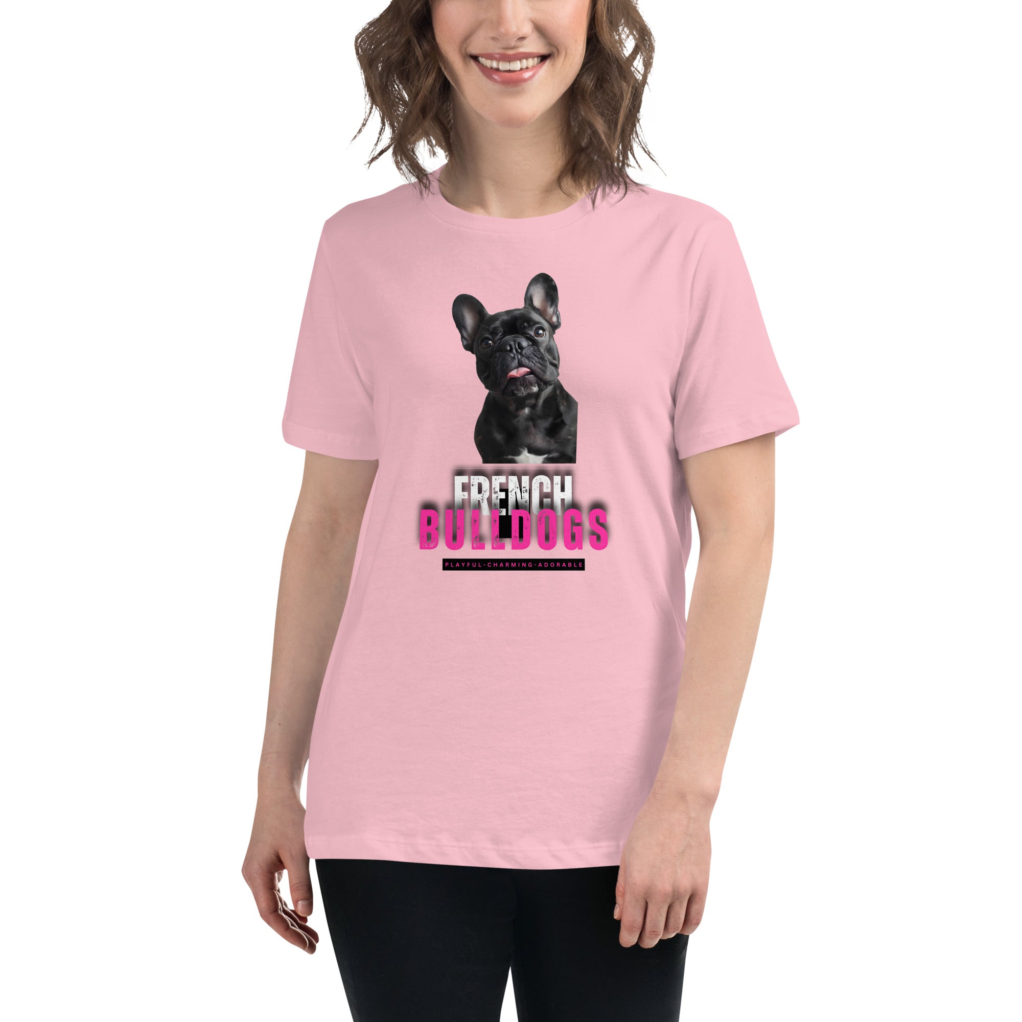 French Bull Dog Women's Relaxed T-Shirt