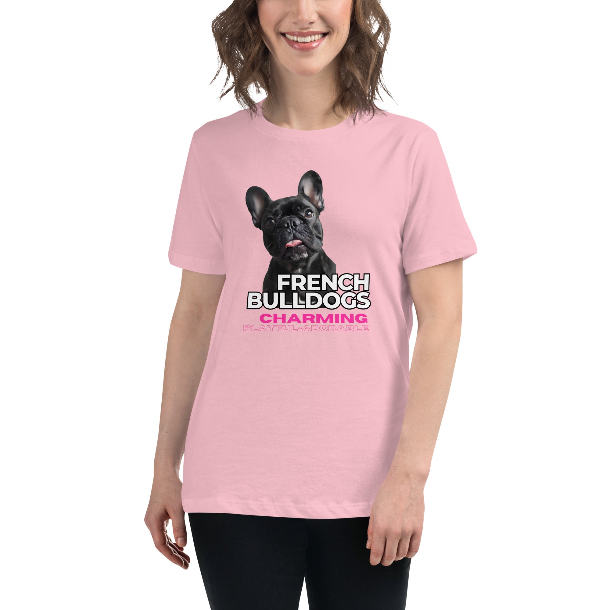 French Bull Dog Women's Relaxed T-Shirt