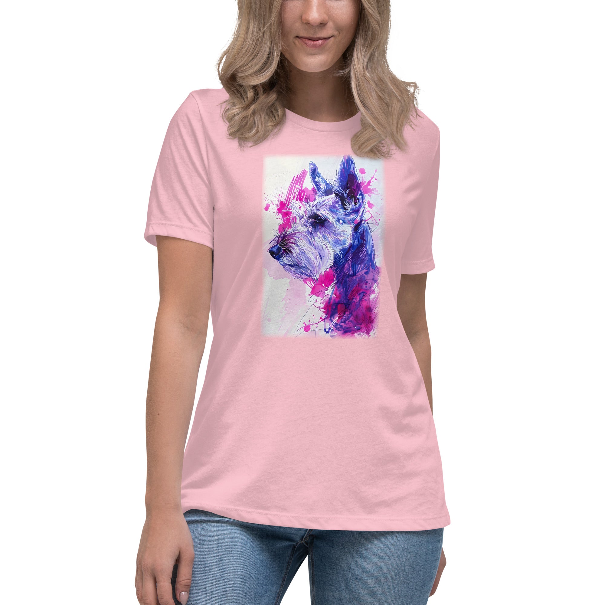 Fox Terrier-Wire Women's Relaxed T-Shirt