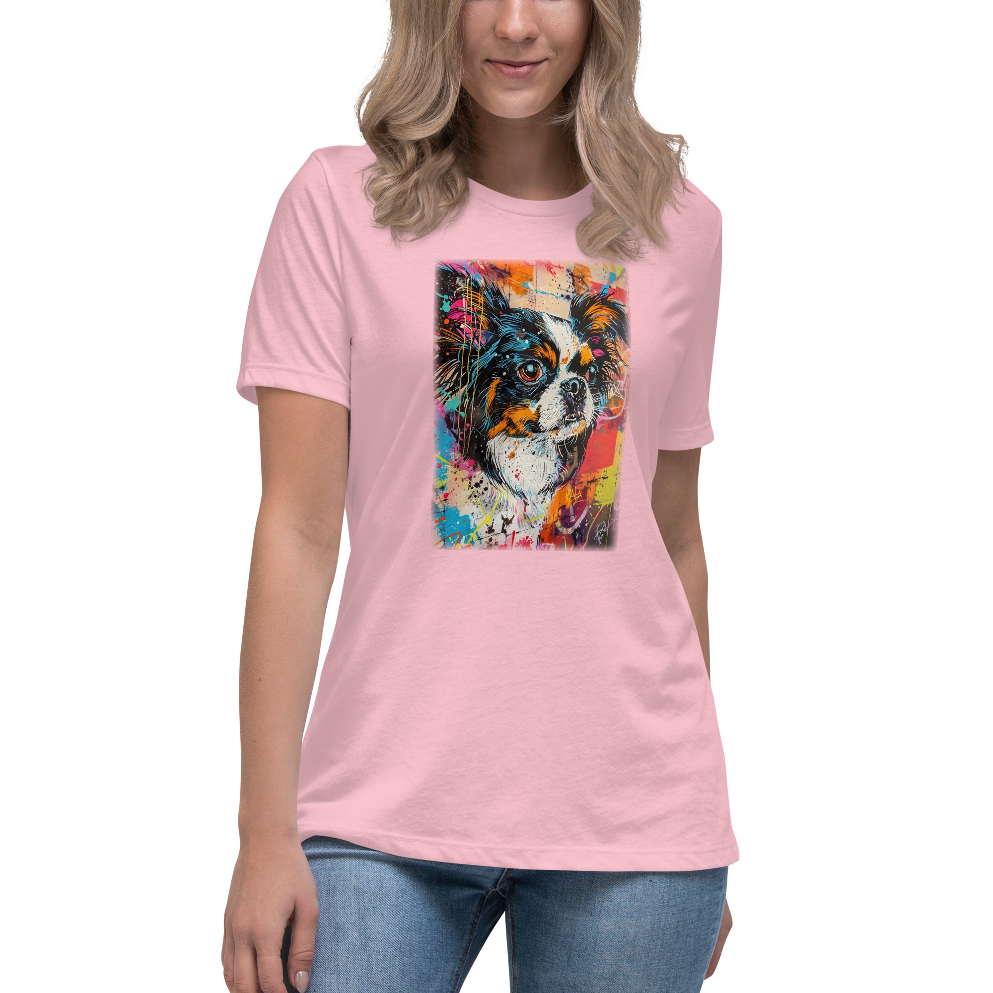 Japanese Chin Women's Relaxed T-Shirt