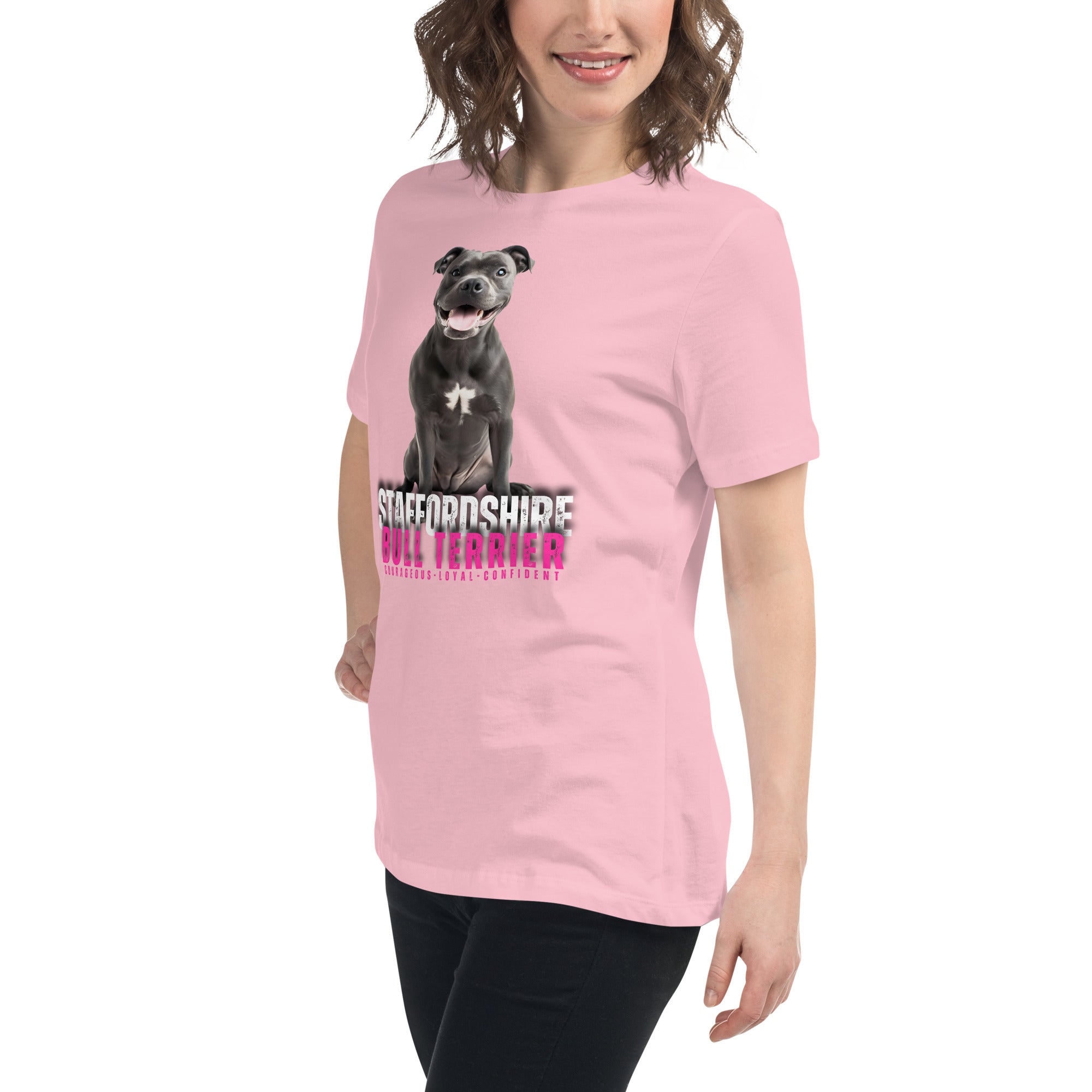 Staffordshire Bull Terrier Women's Relaxed T-Shirt