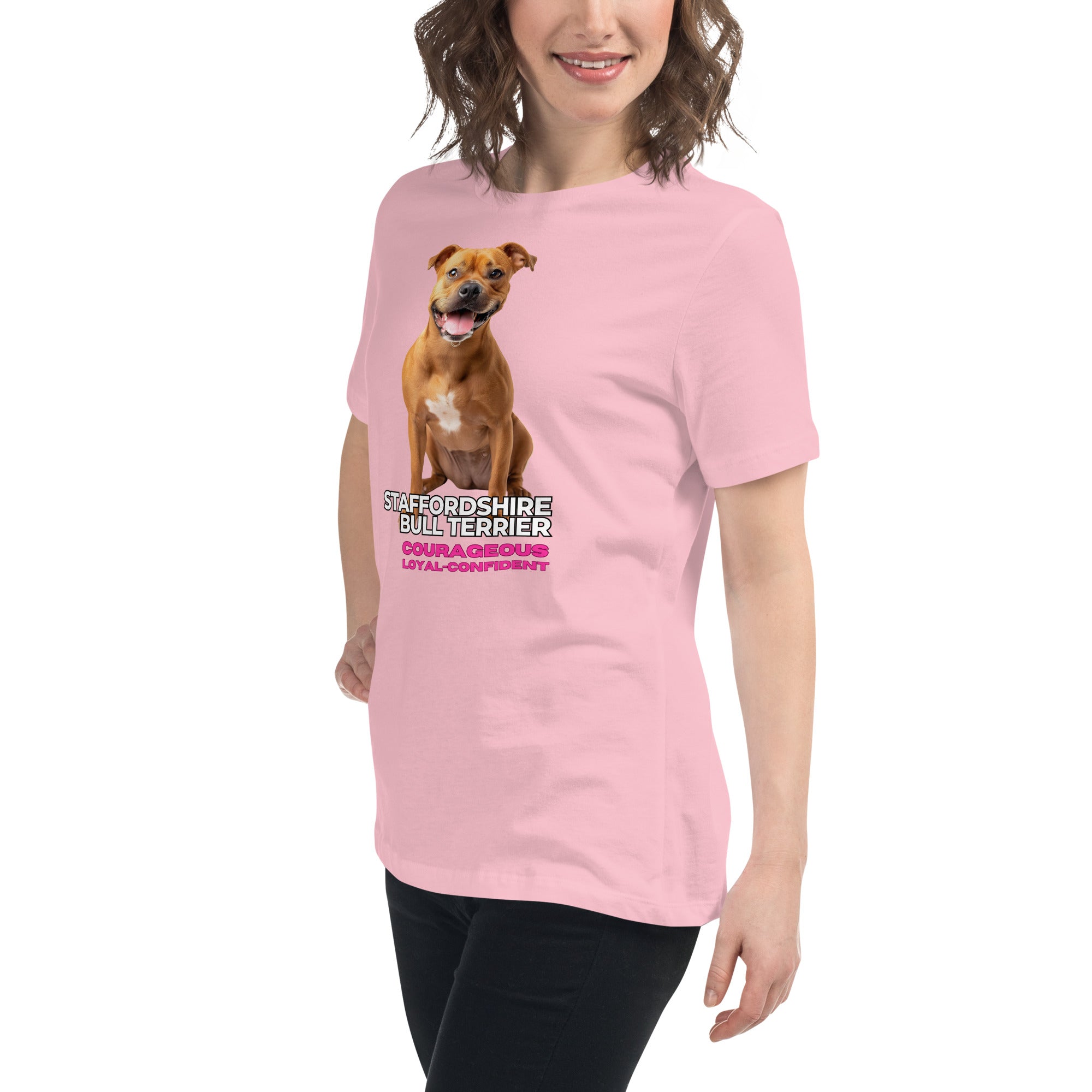 Staffordshire Bull Terrier Women's Relaxed T-Shirt