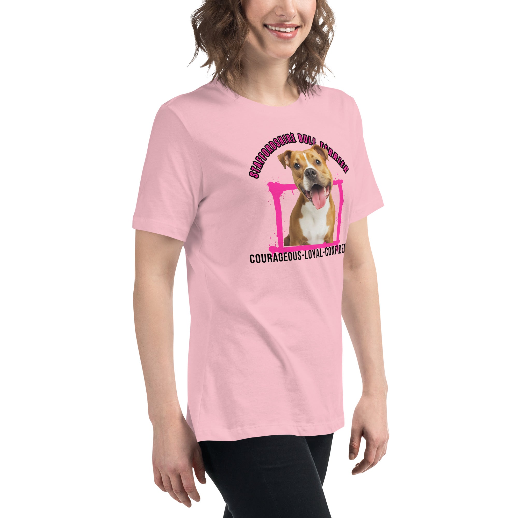 Staffordshire Bull Terrier Women's Relaxed T-Shirt