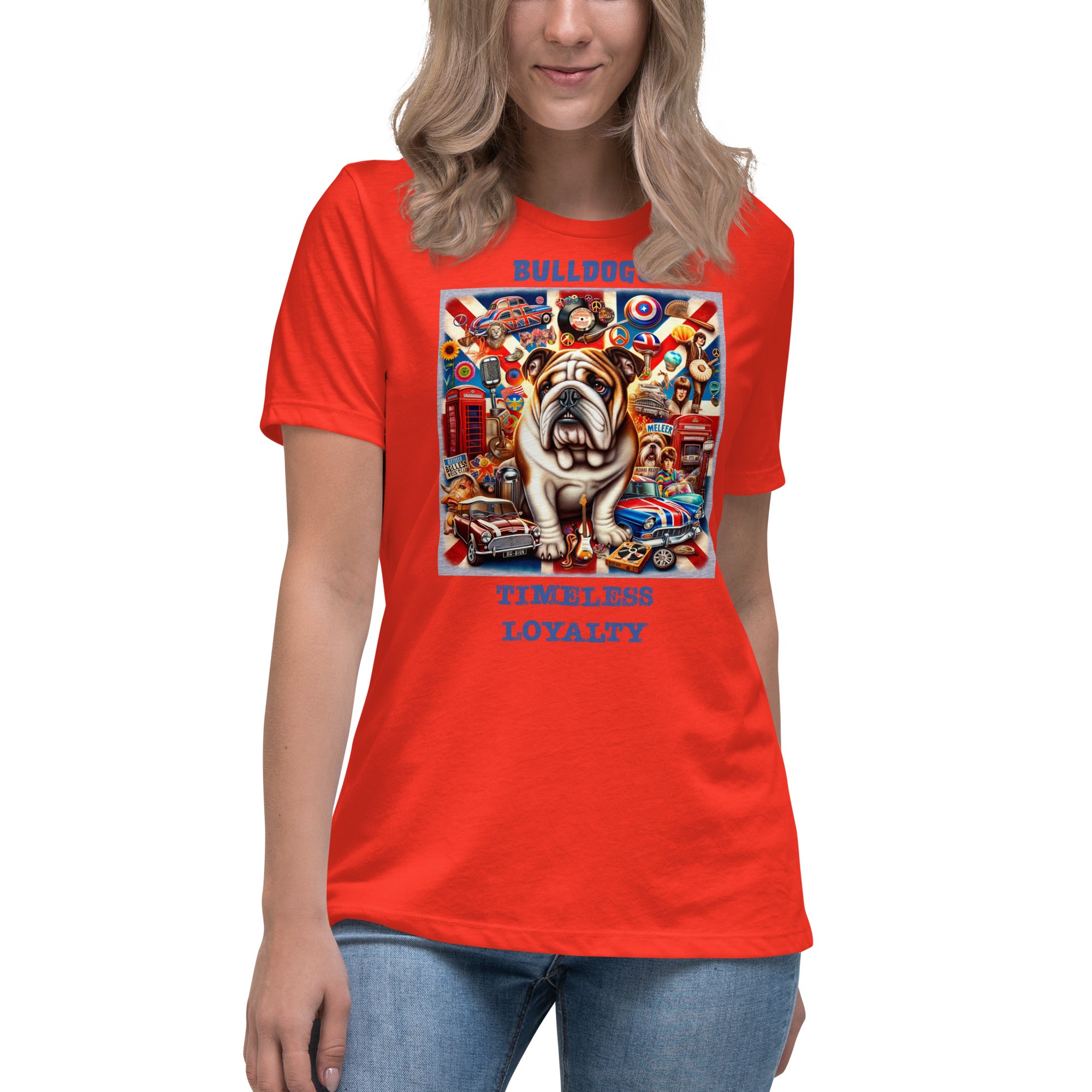 English Bulldog Women's Relaxed T-Shirt