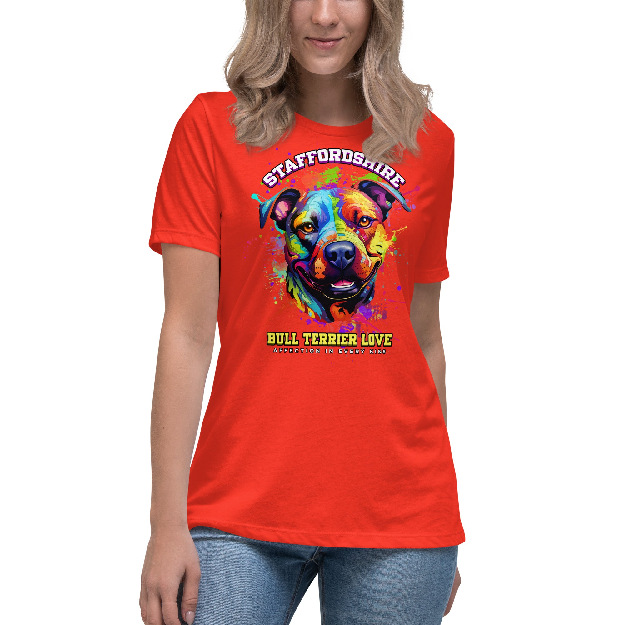 Staffordshire Bull Terrier Women's Relaxed T-Shirt