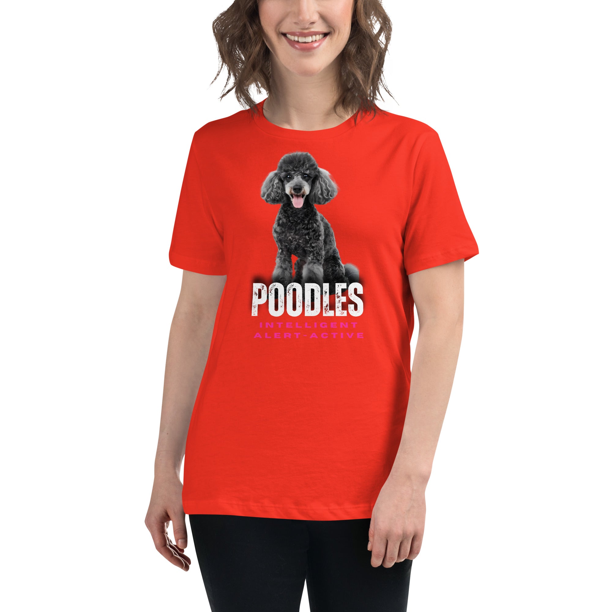 Poodle Women's Relaxed T-Shirt