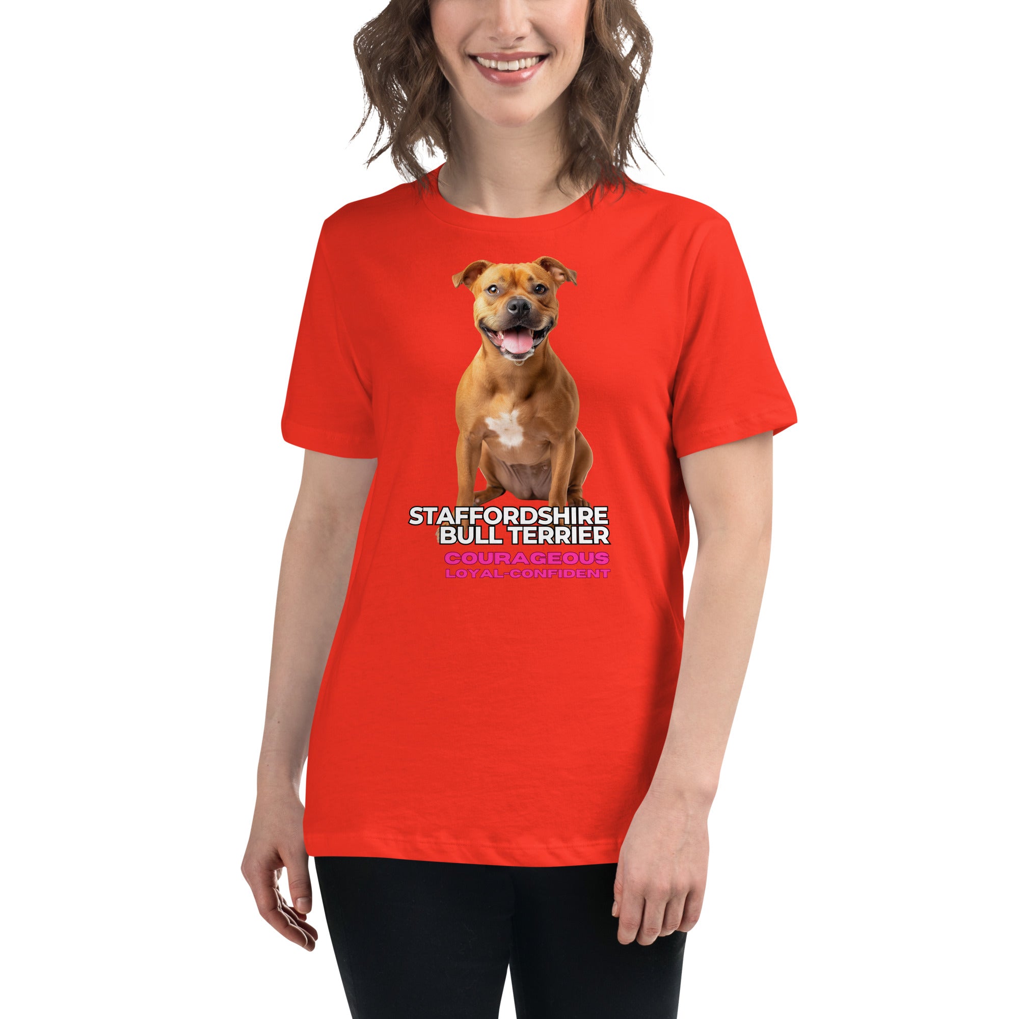 Staffordshire Bull Terrier Women's Relaxed T-Shirt