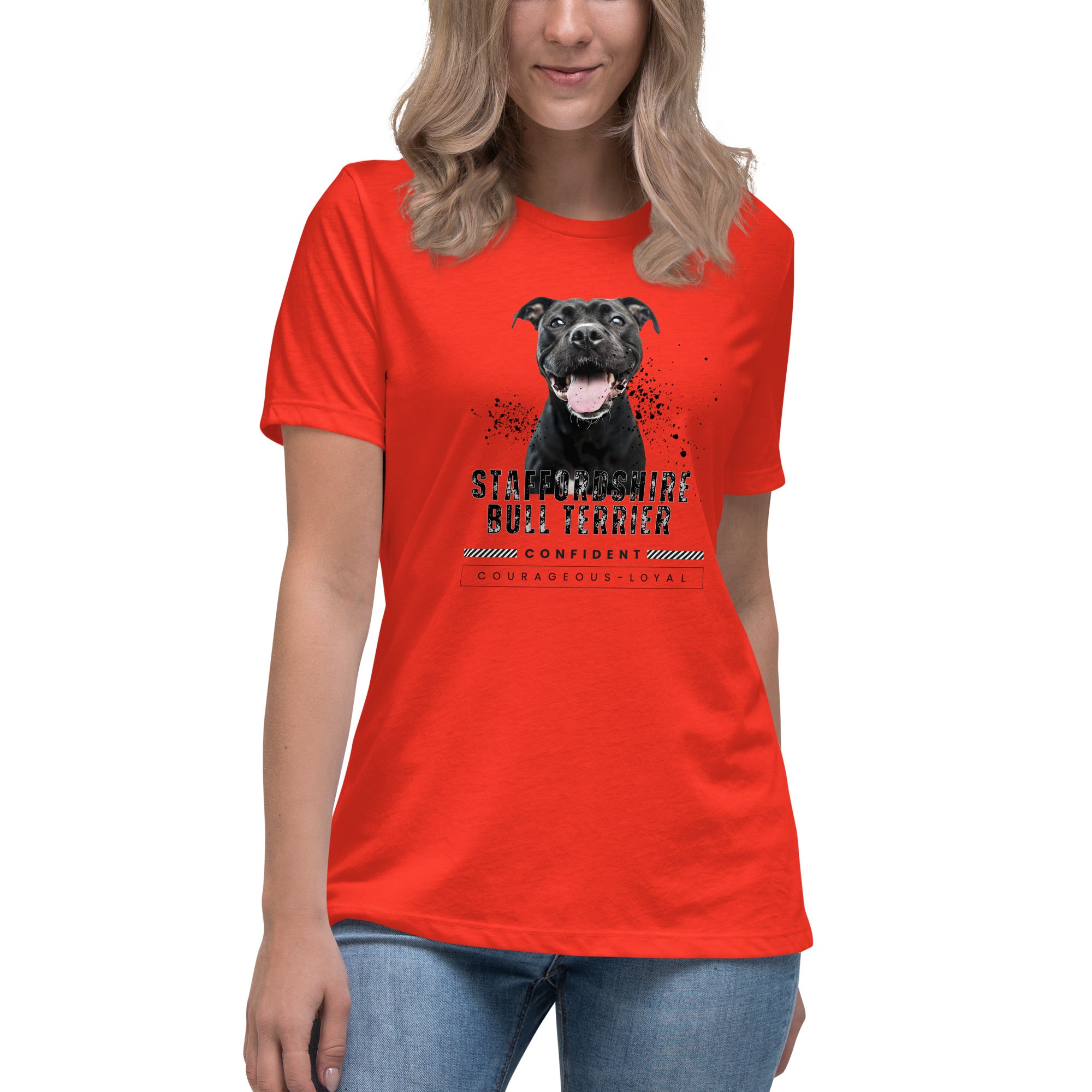 Staffordshire Bull Terrier Women's Relaxed T-Shirt