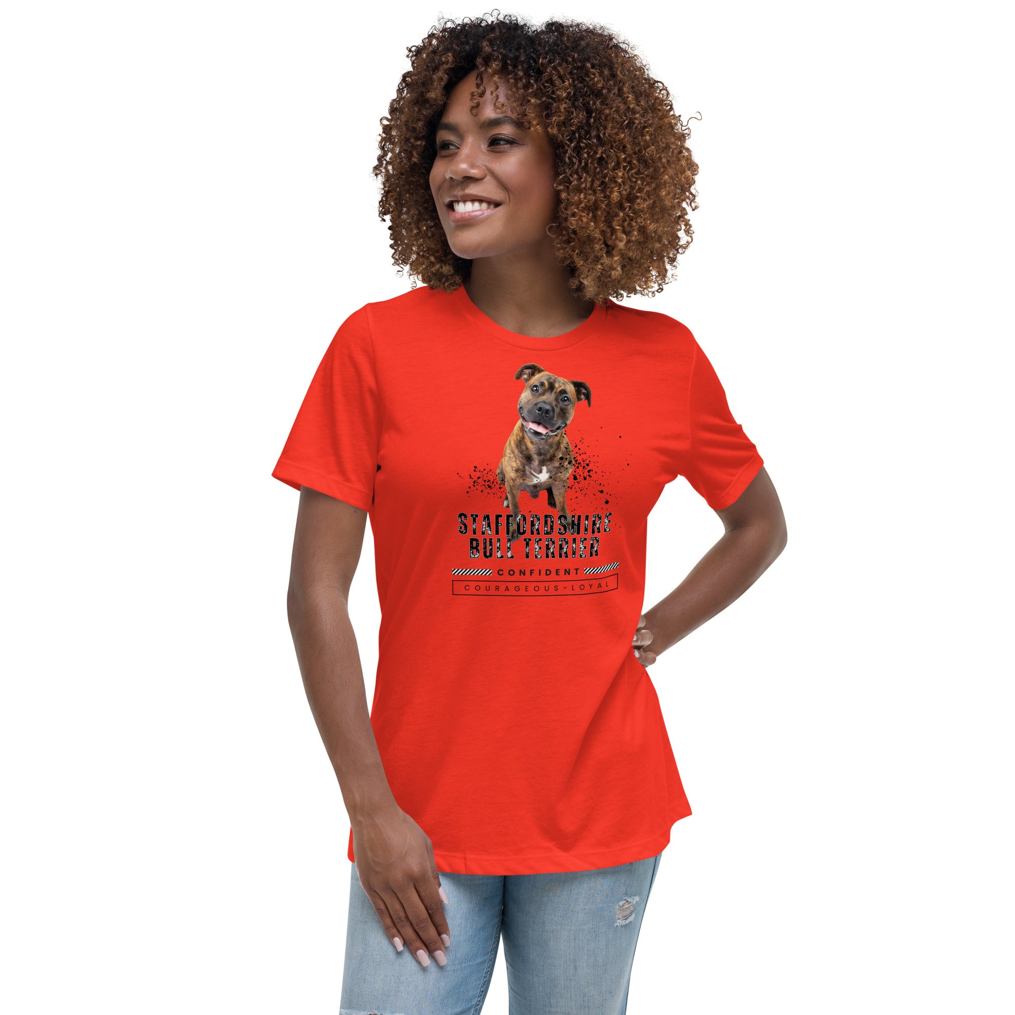 Staffordshire Bull Terrier Women's Relaxed T-Shirt