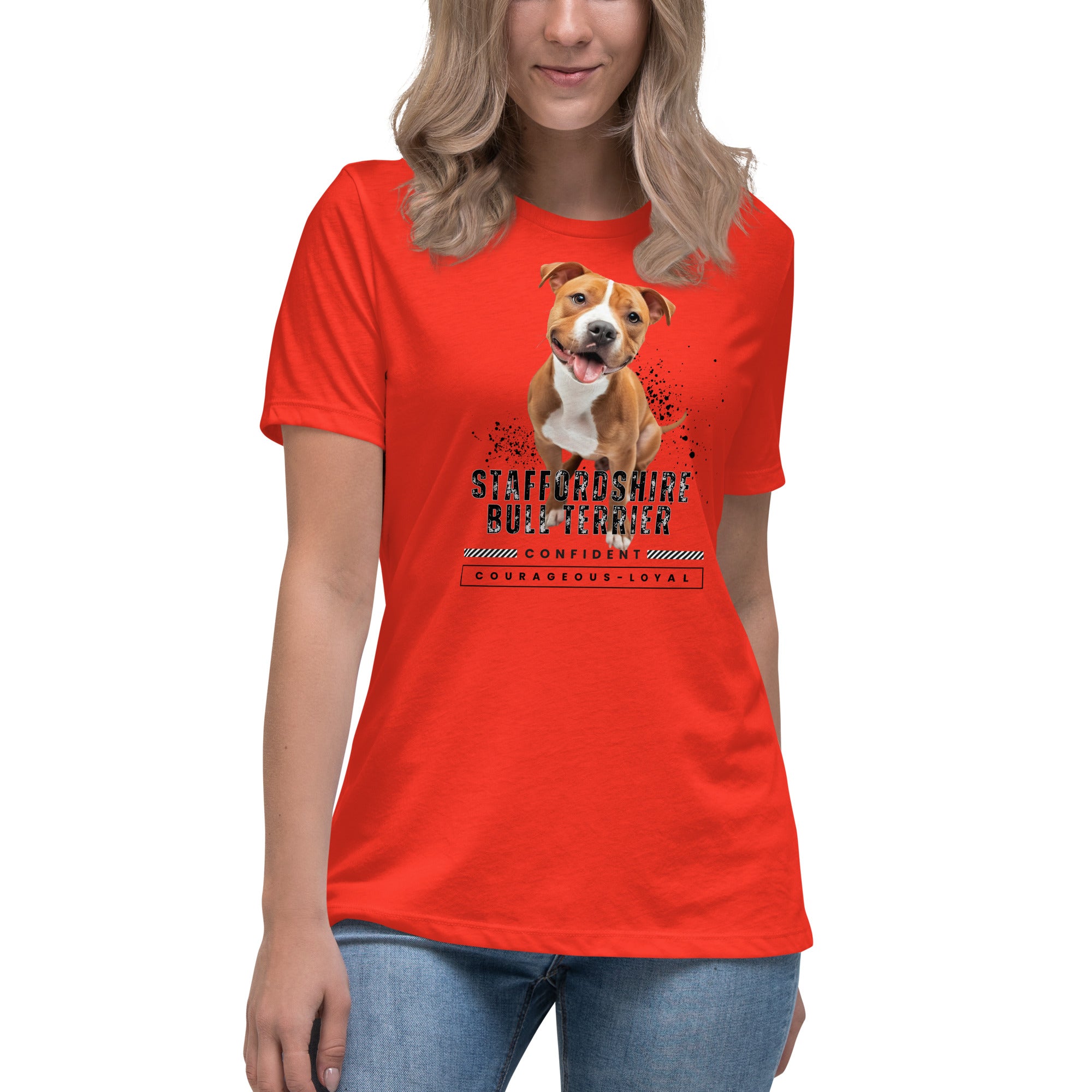 Staffordshire Bull Terrier Women's Relaxed T-Shirt