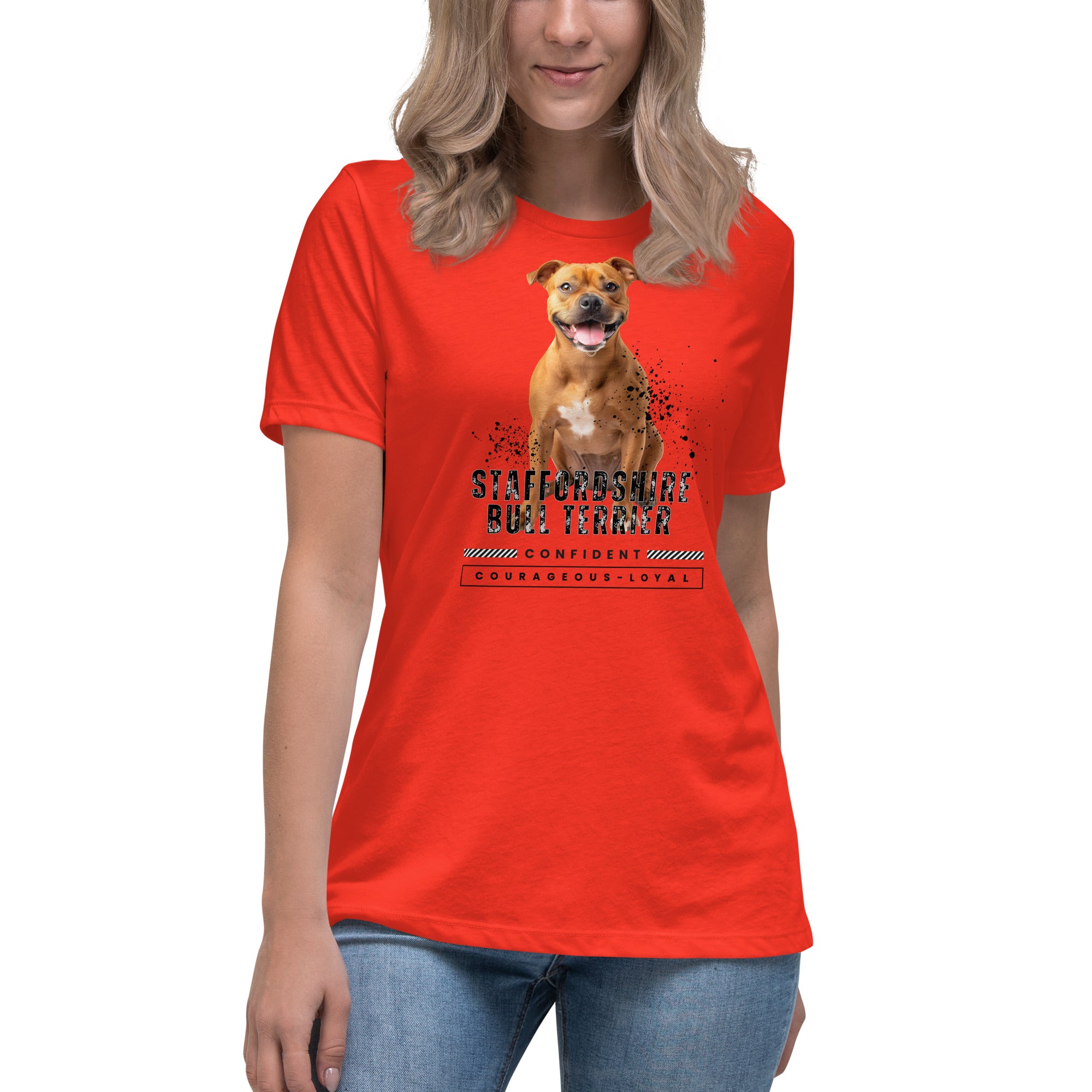 Staffordshire Bull Terrier Women's Relaxed T-Shirt