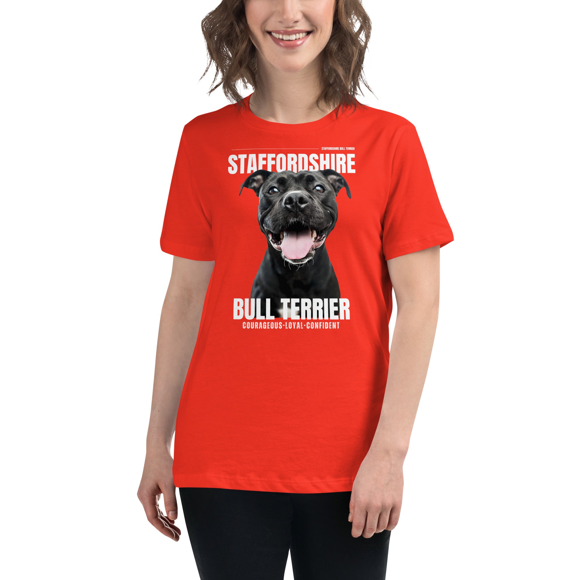 Staffordshire Bull Terrier Women's Relaxed T-Shirt