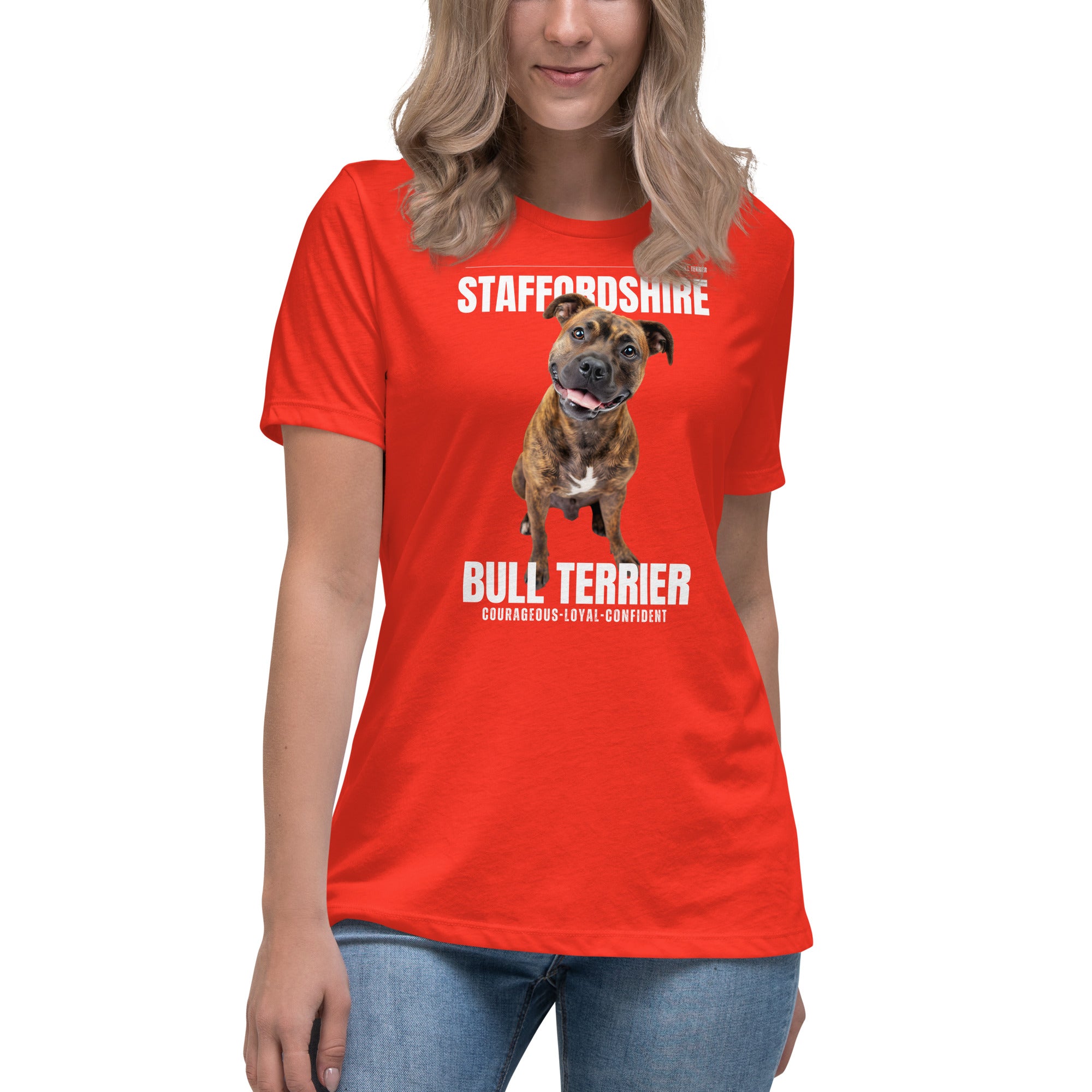 Staffordshire Bull Terrier Women's Relaxed T-Shirt