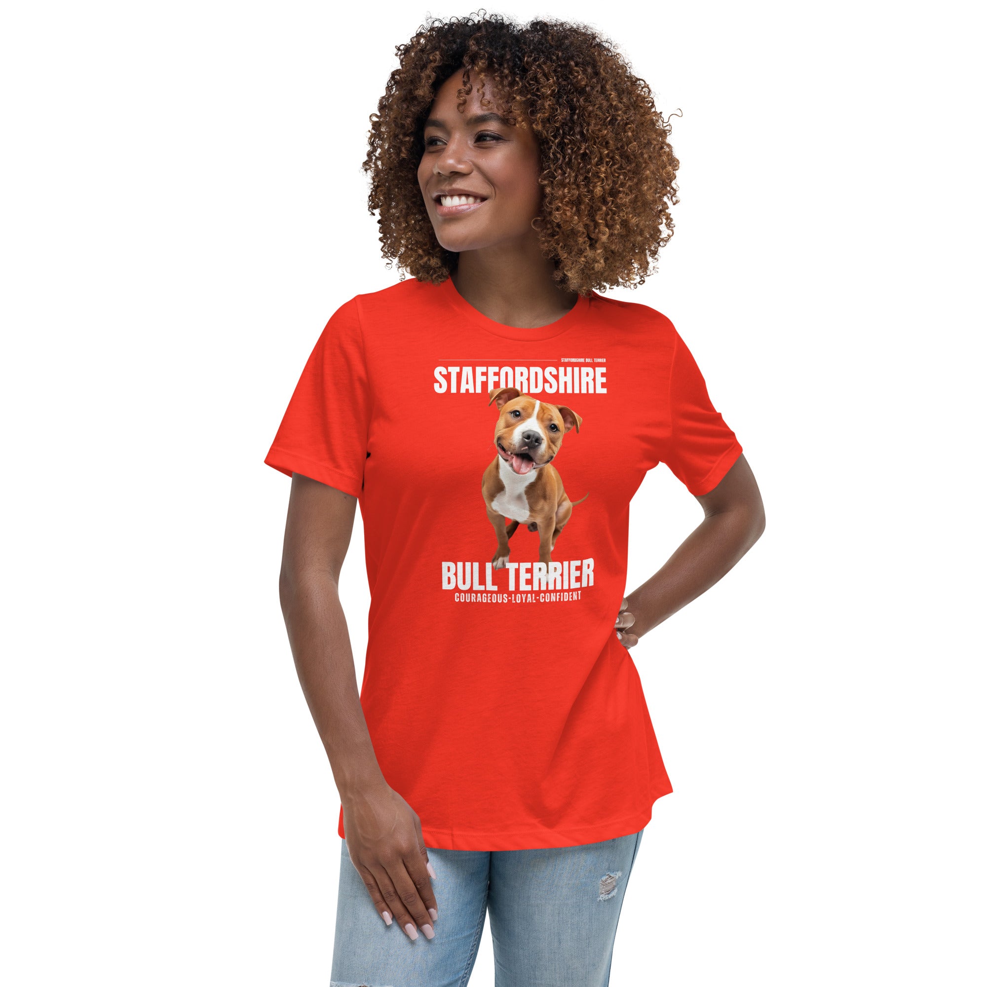 Staffordshire Bull Terrier Women's Relaxed T-Shirt