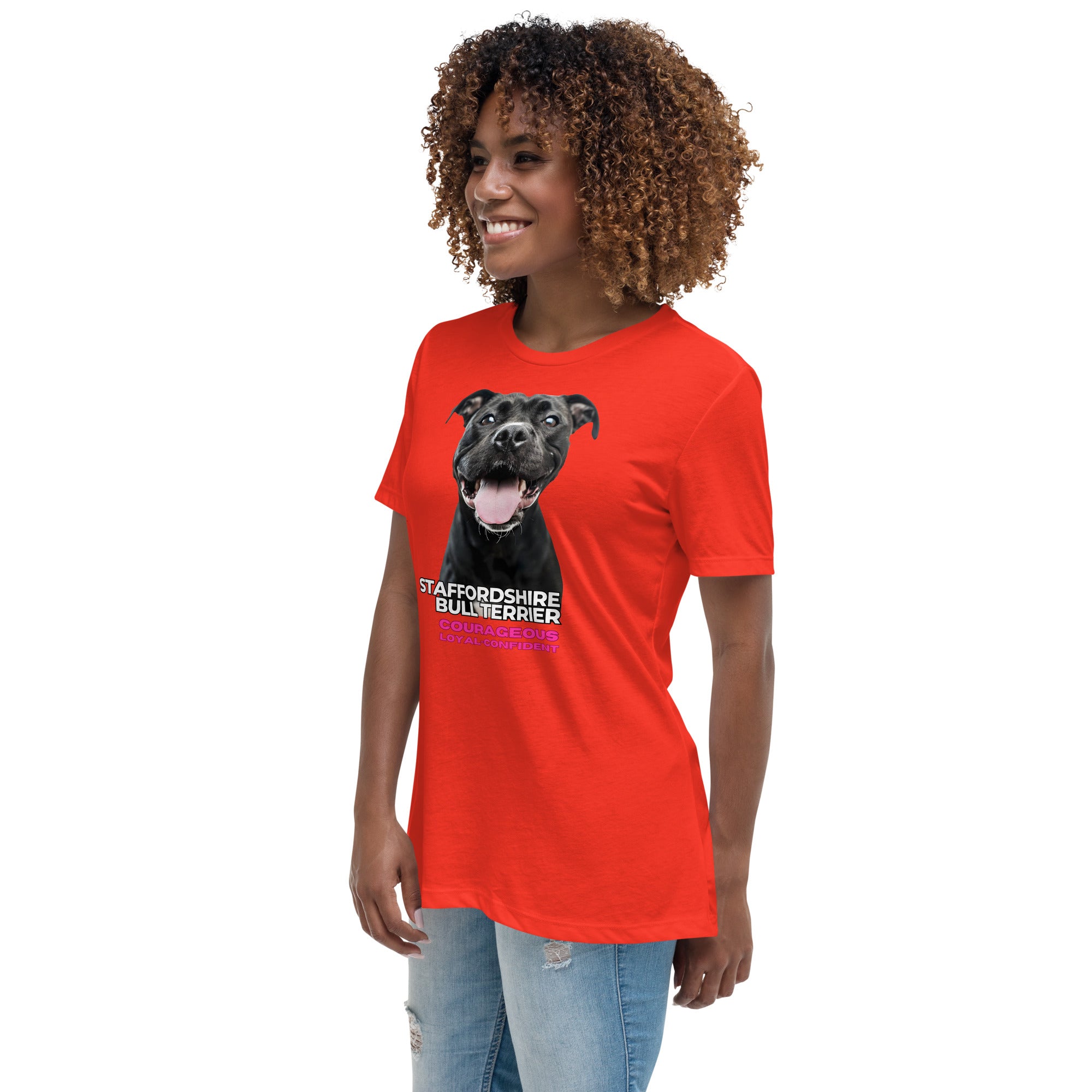 Staffordshire Bull Terrier Women's Relaxed T-Shirt