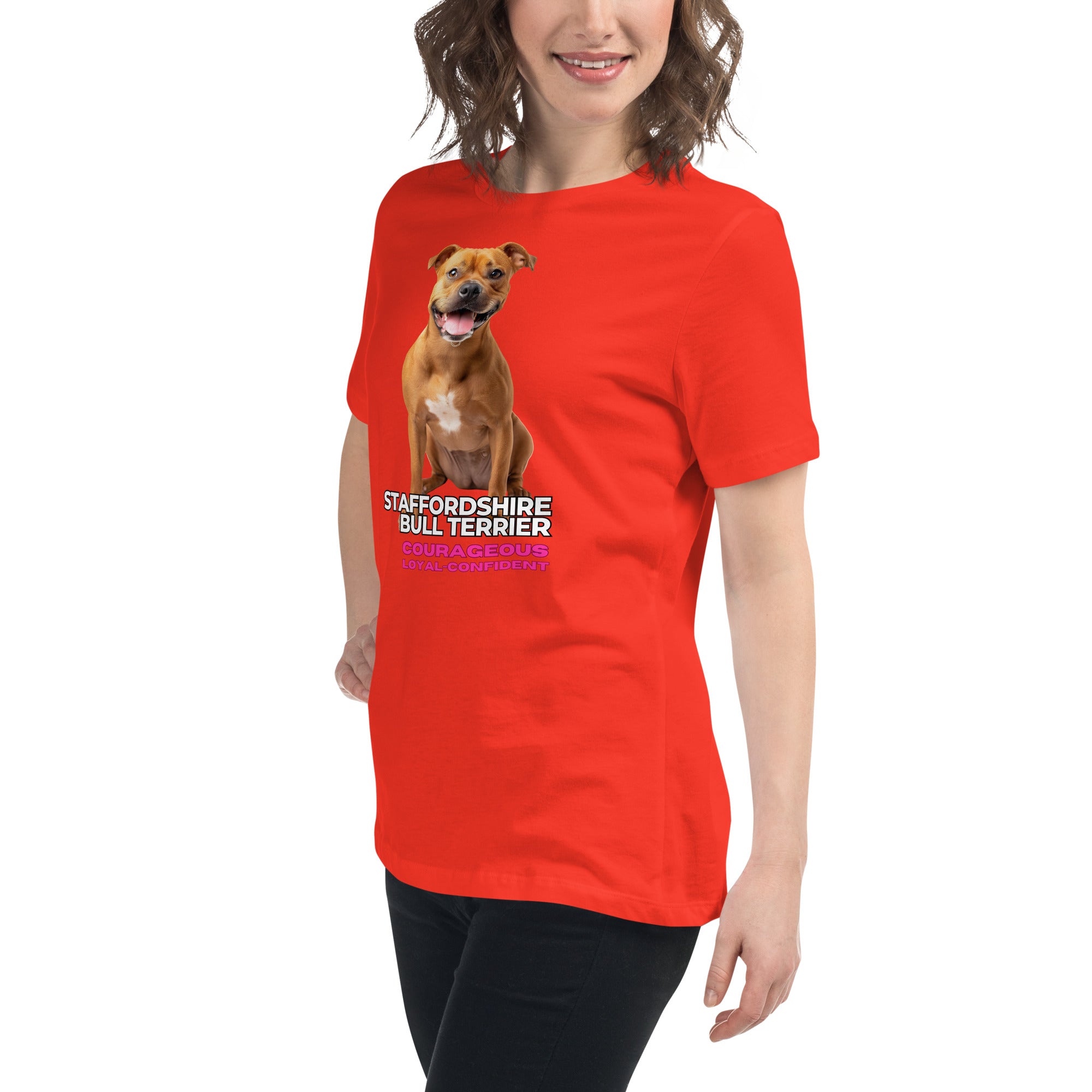 Staffordshire Bull Terrier Women's Relaxed T-Shirt