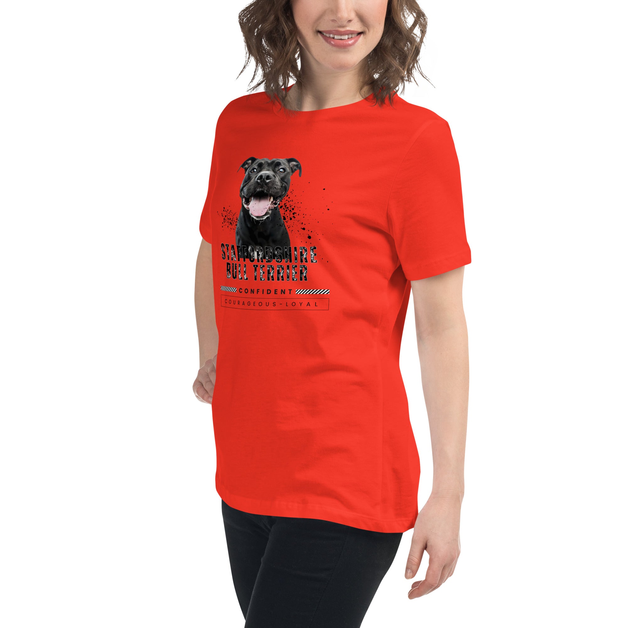 Staffordshire Bull Terrier Women's Relaxed T-Shirt