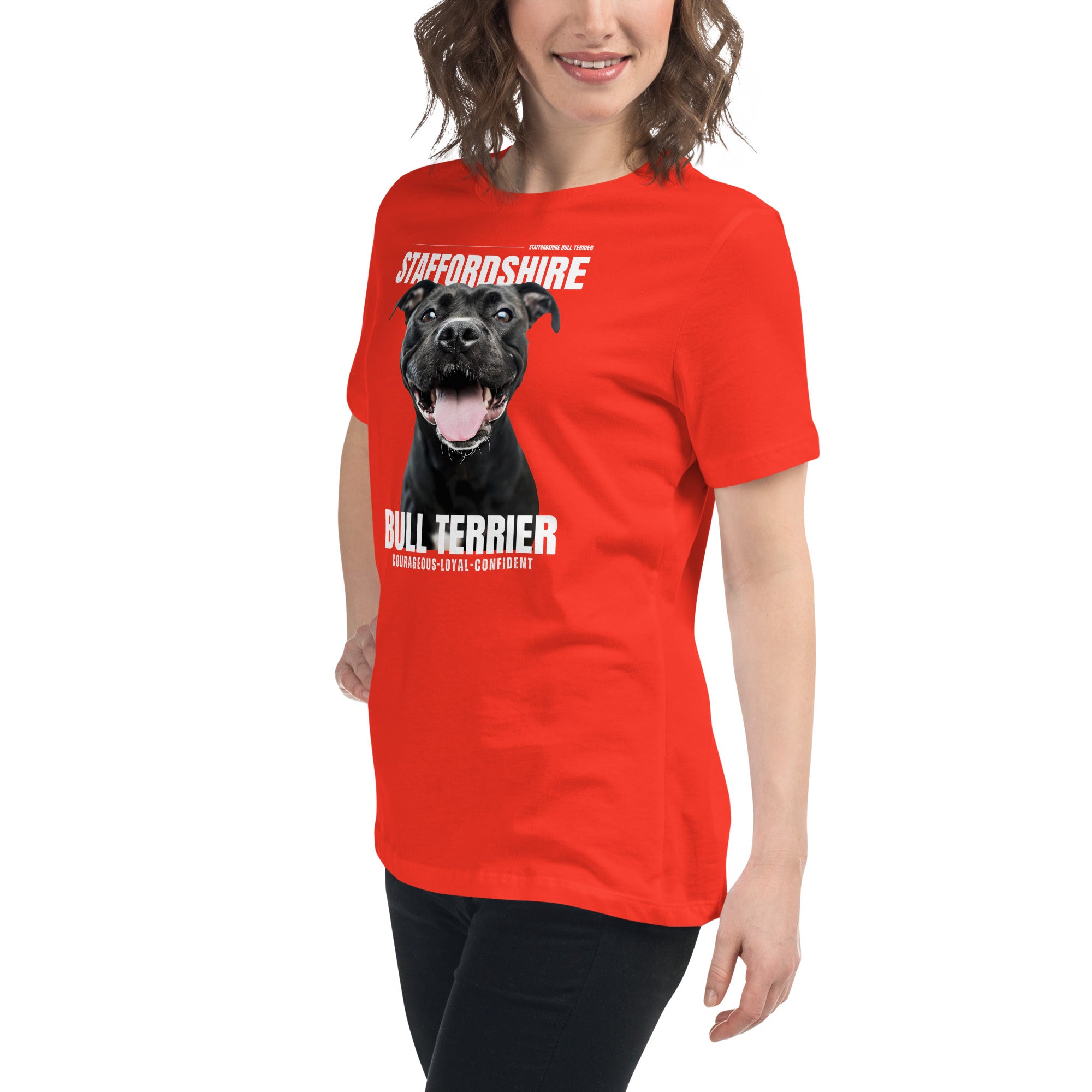 Staffordshire Bull Terrier Women's Relaxed T-Shirt