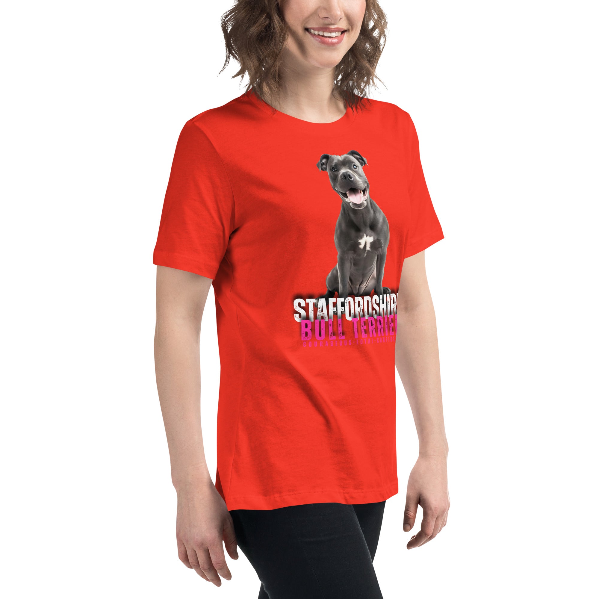 Staffordshire Bull Terrier Women's Relaxed T-Shirt