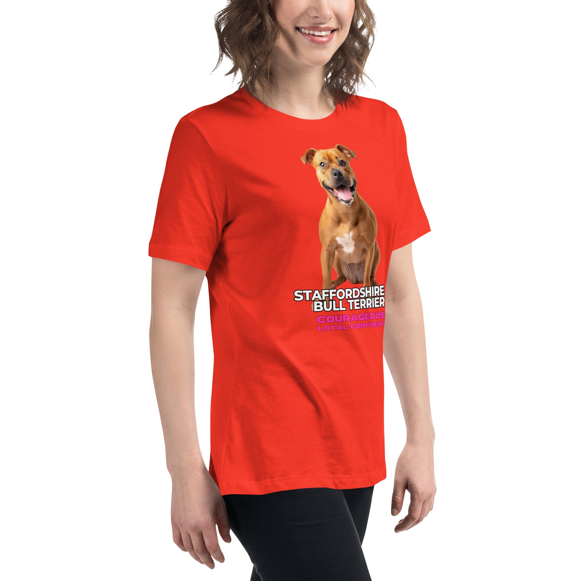 Staffordshire Bull Terrier Women's Relaxed T-Shirt