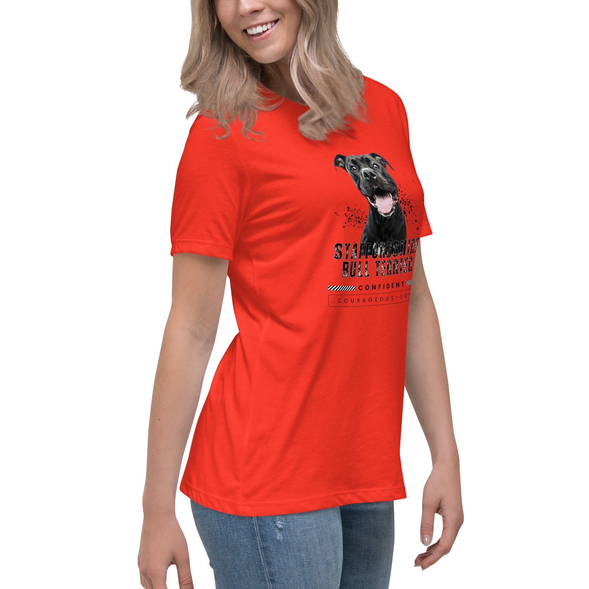 Staffordshire Bull Terrier Women's Relaxed T-Shirt