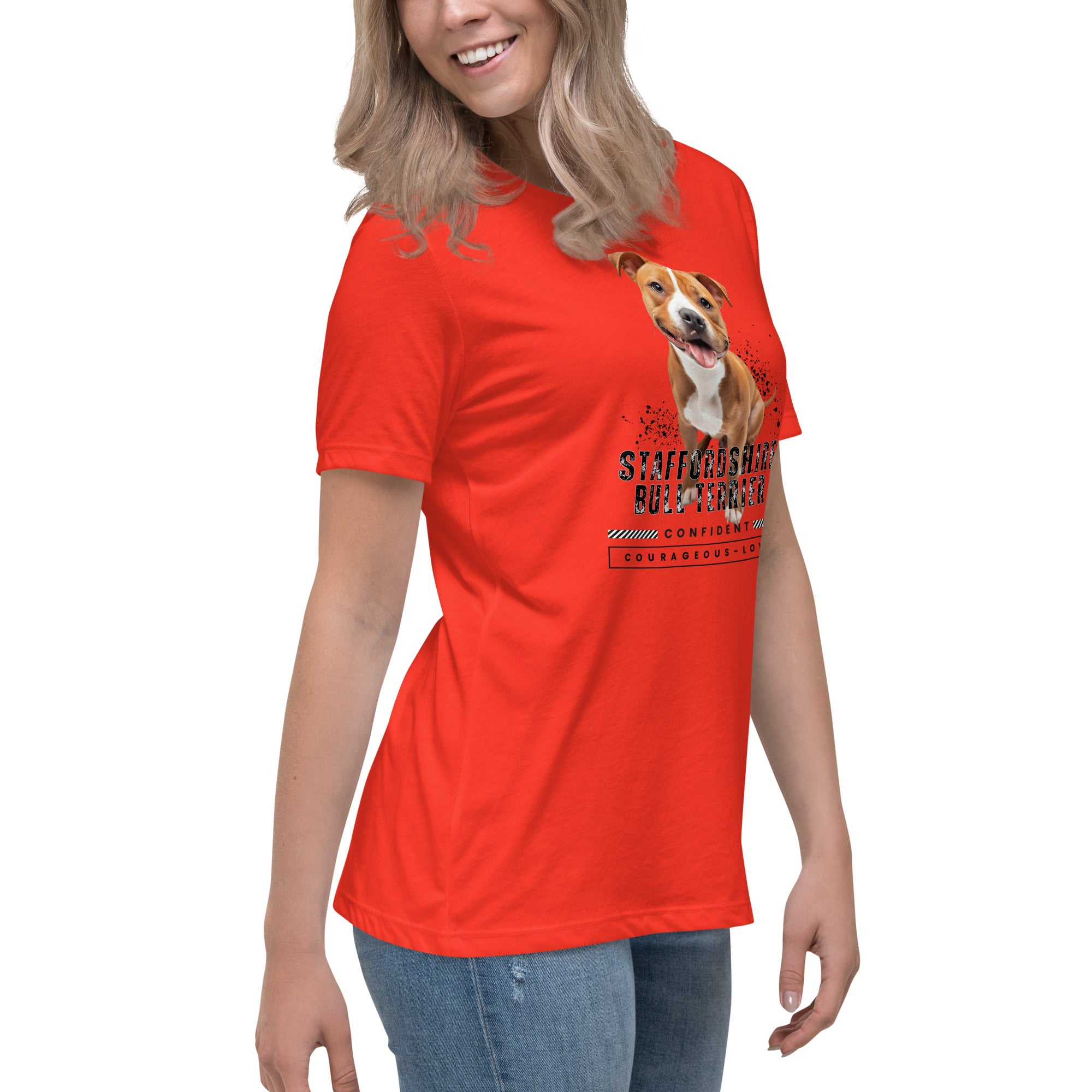 Staffordshire Bull Terrier Women's Relaxed T-Shirt