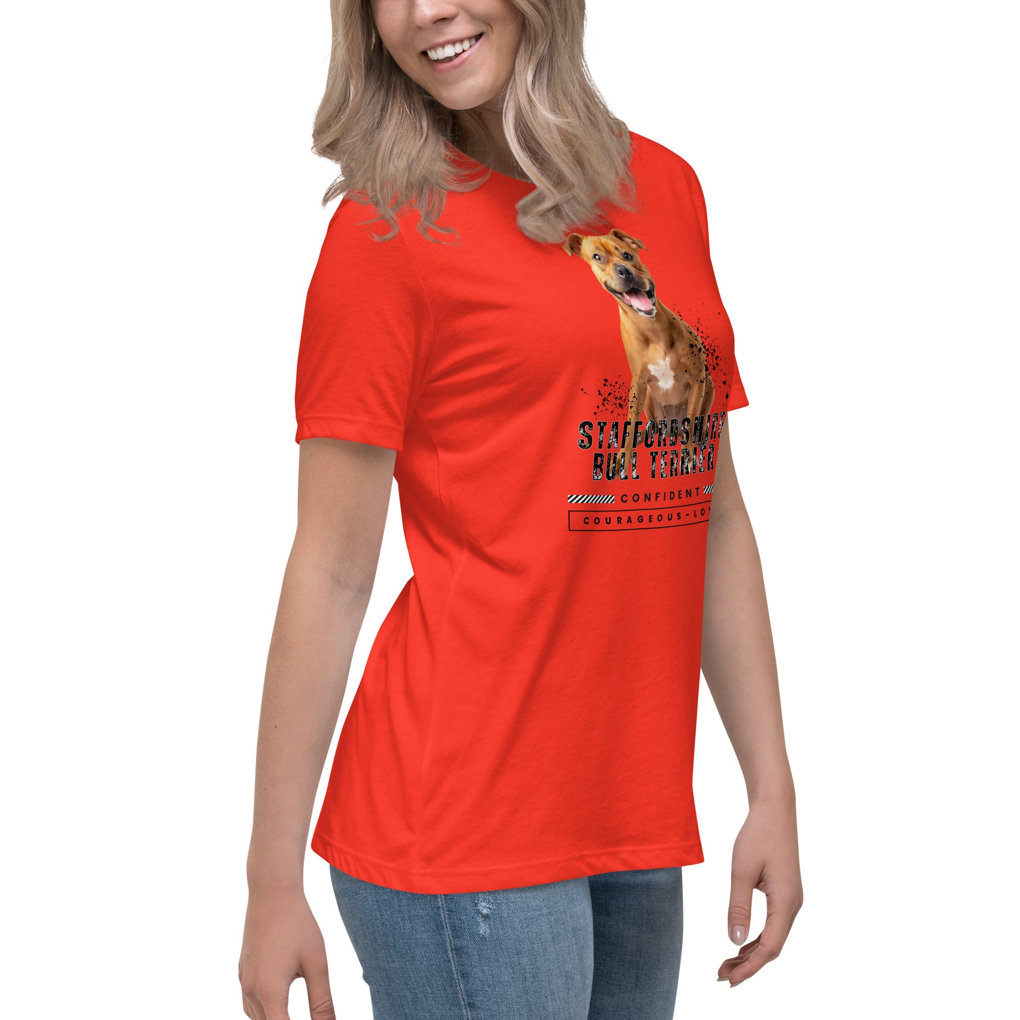 Staffordshire Bull Terrier Women's Relaxed T-Shirt