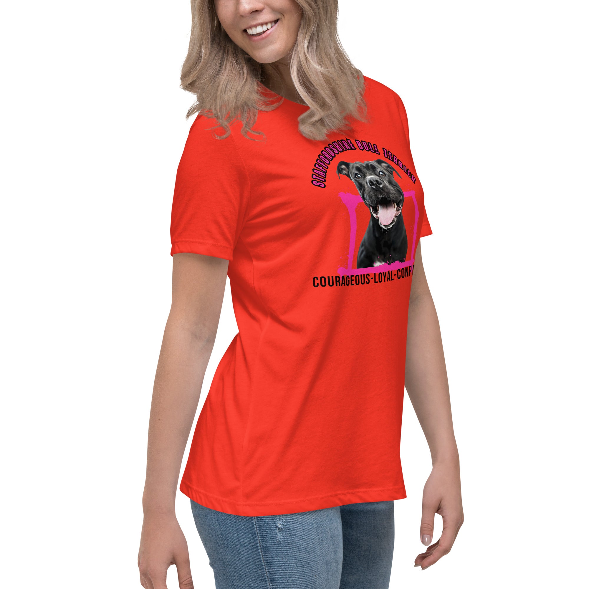 Staffordshire Bull Terrier Women's Relaxed T-Shirt