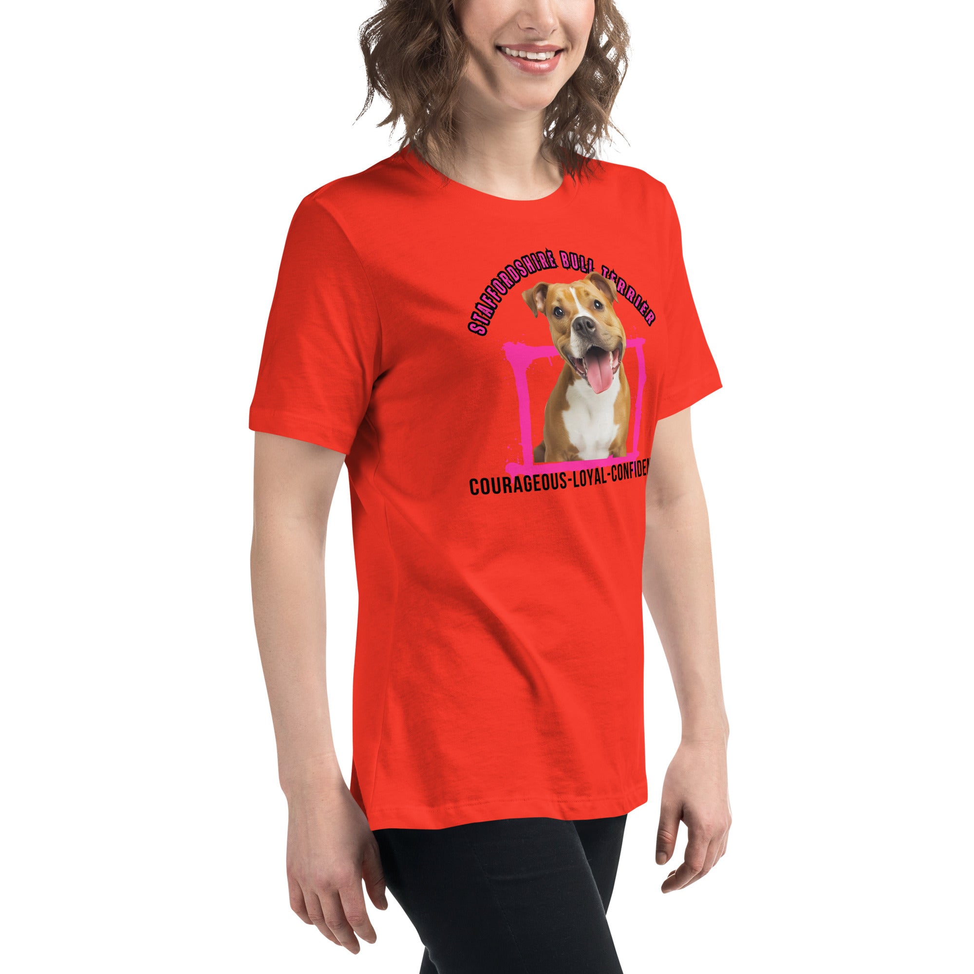 Staffordshire Bull Terrier Women's Relaxed T-Shirt