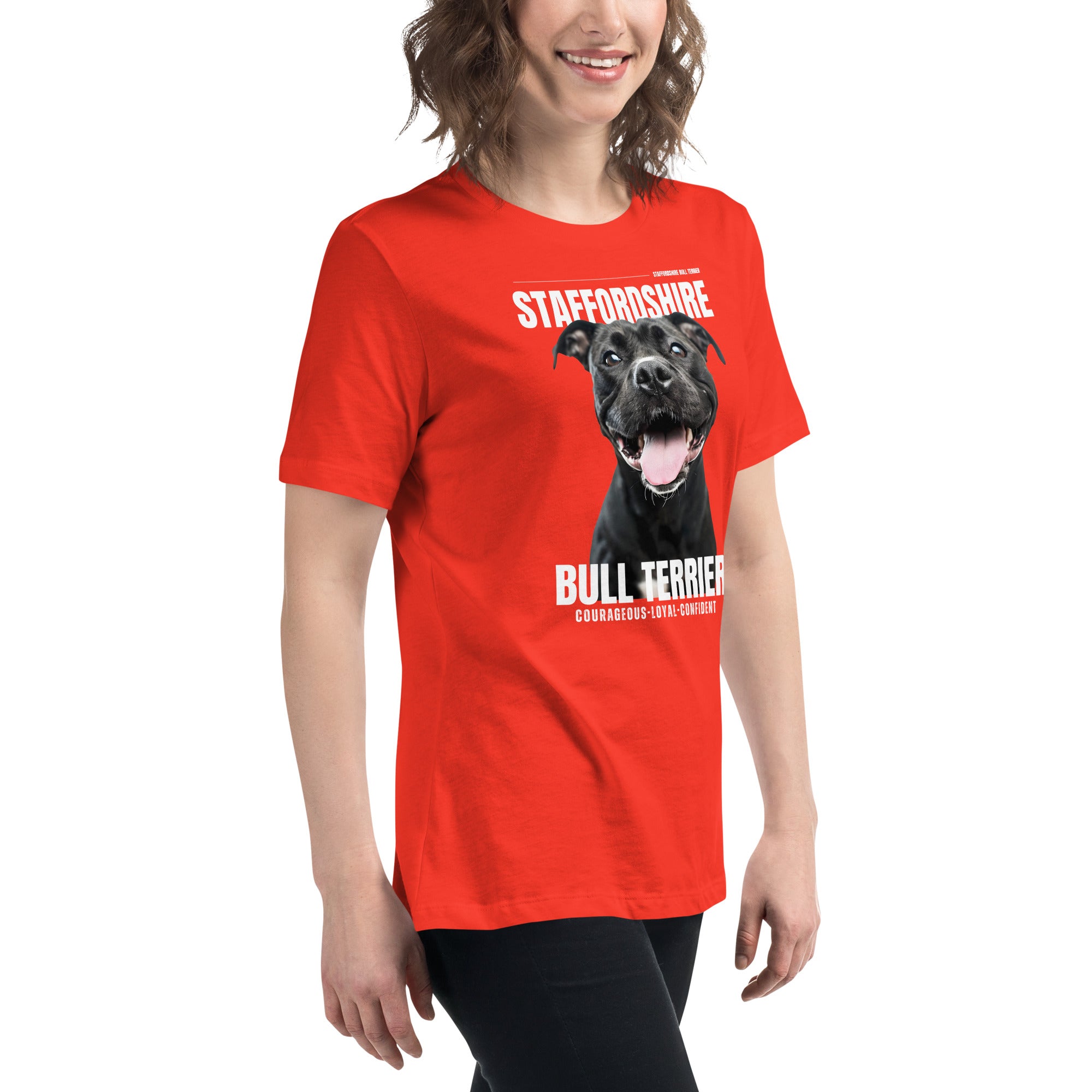 Staffordshire Bull Terrier Women's Relaxed T-Shirt