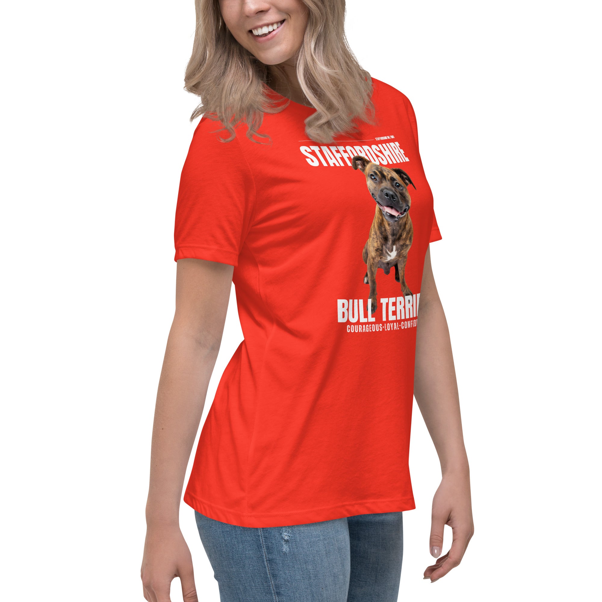 Staffordshire Bull Terrier Women's Relaxed T-Shirt