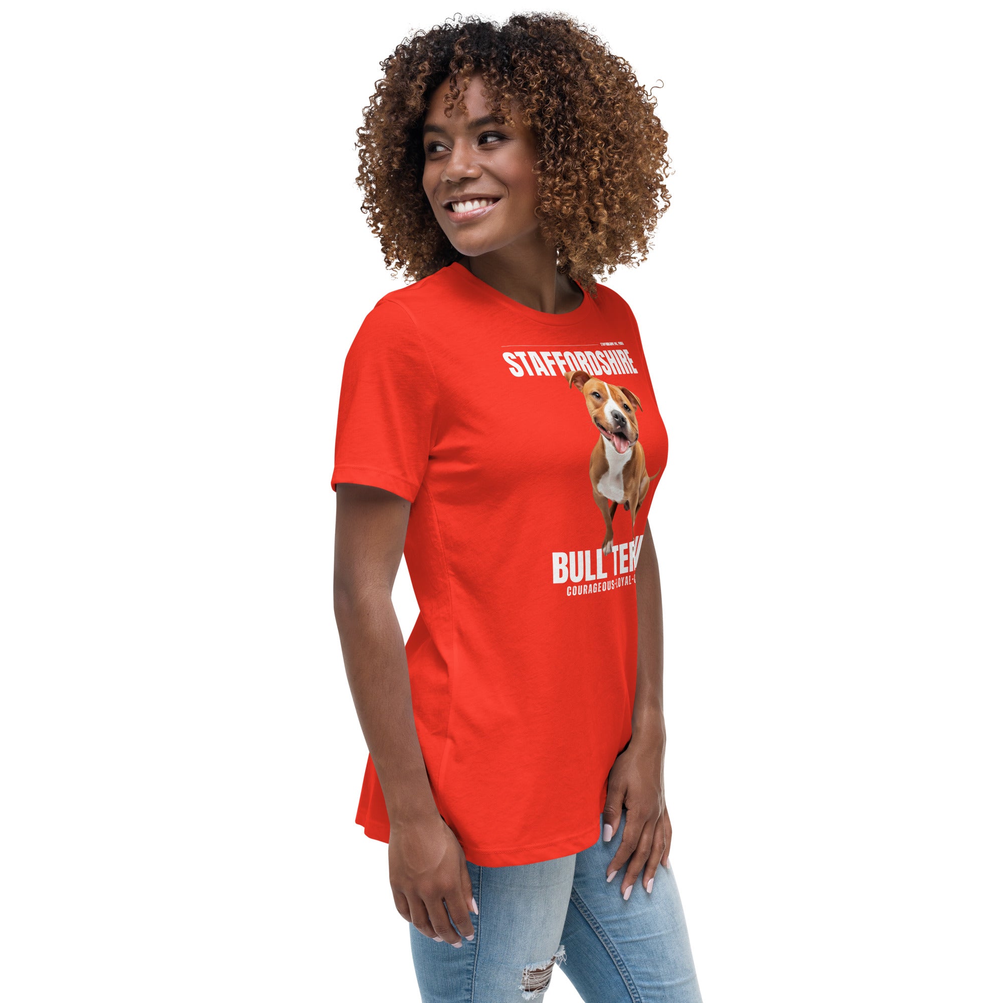 Staffordshire Bull Terrier Women's Relaxed T-Shirt