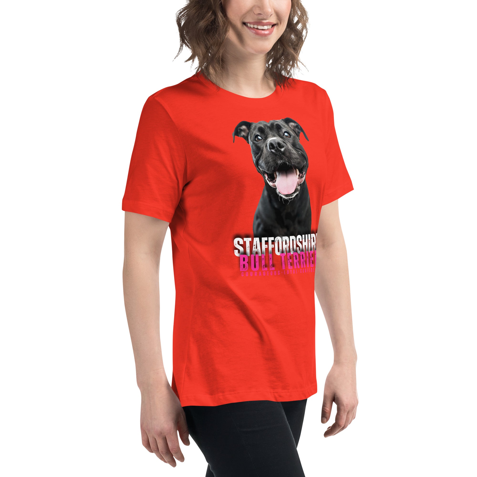 Staffordshire Bull Terrier Women's Relaxed T-Shirt