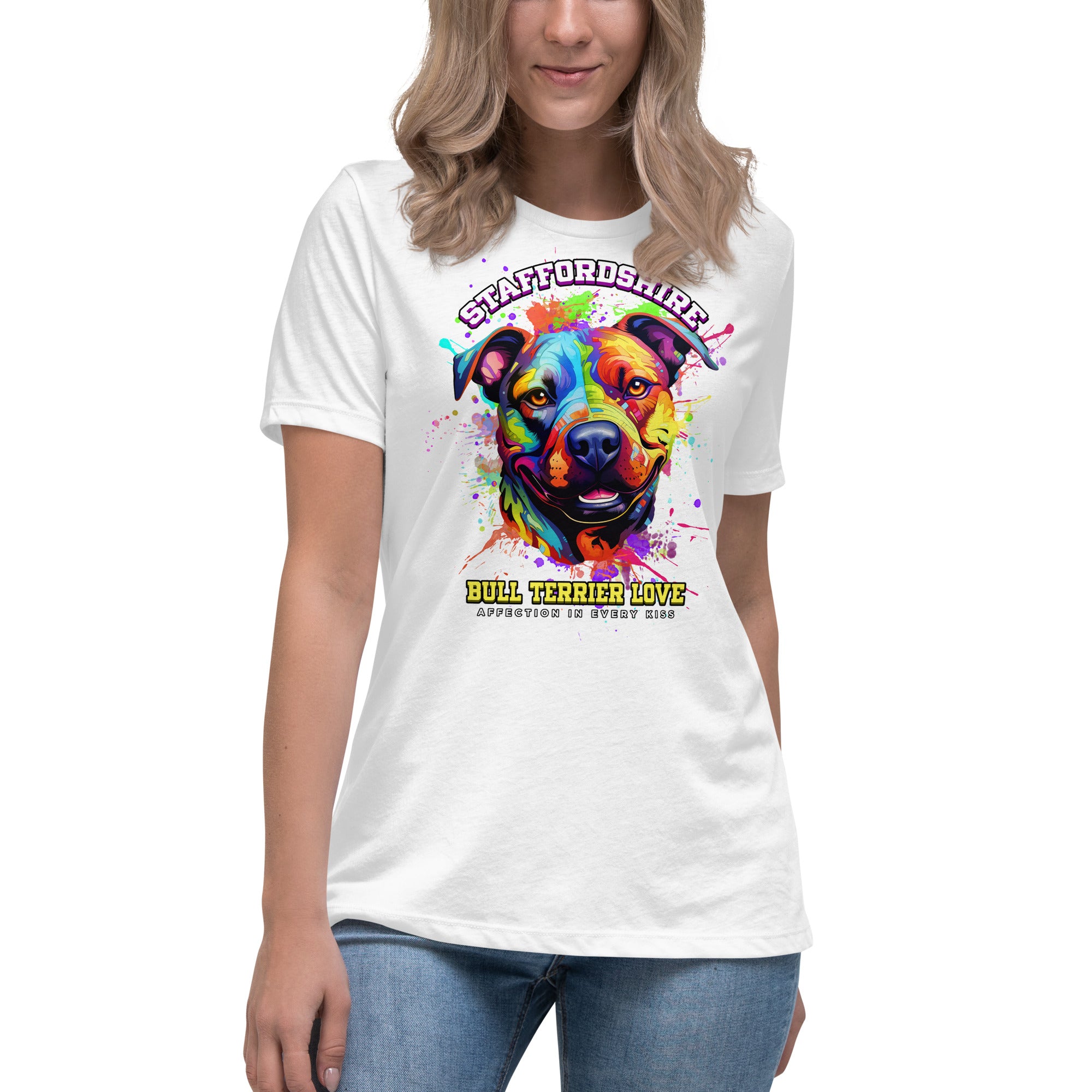 Staffordshire Bull Terrier Women's Relaxed T-Shirt