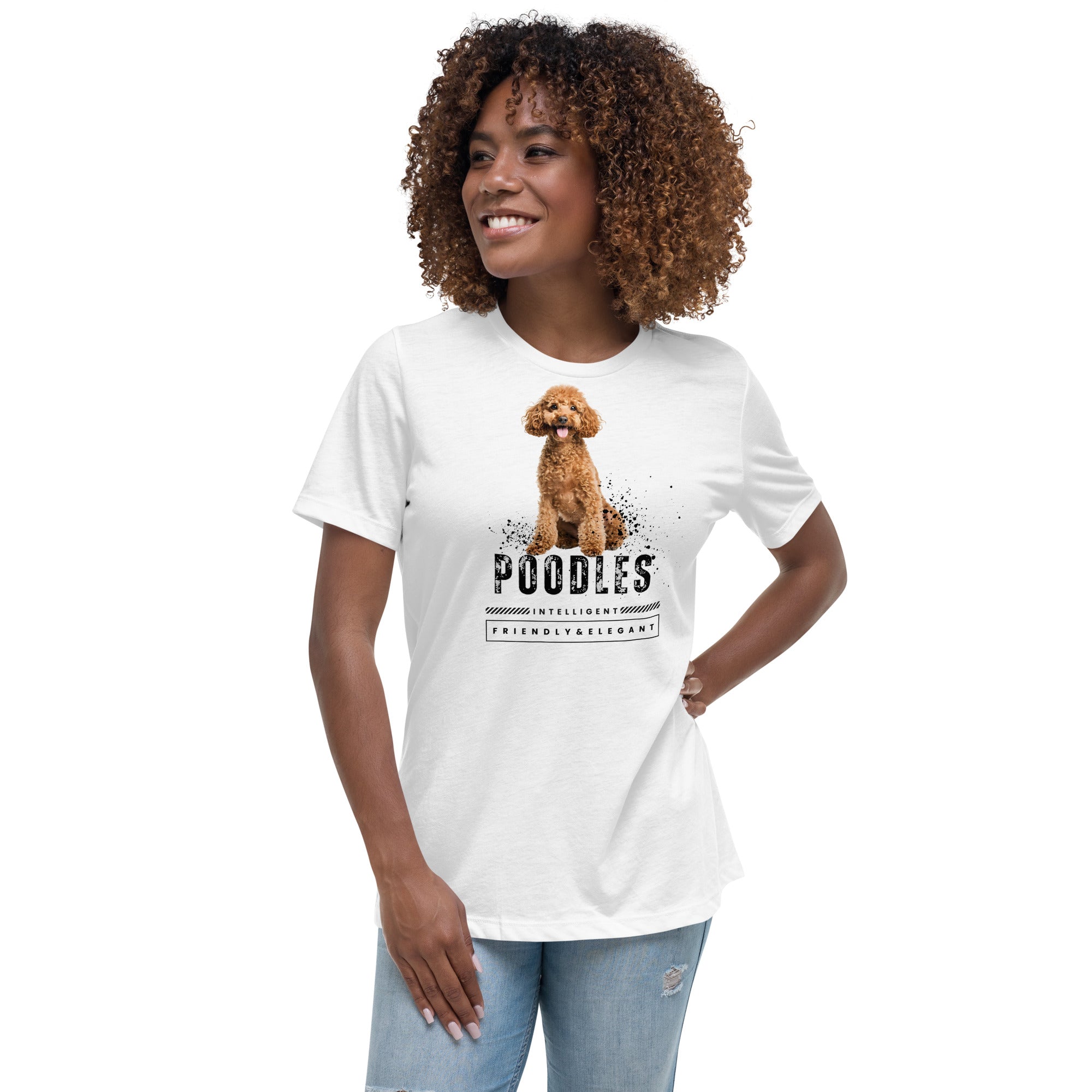 Poodle Women's Relaxed T-Shirt