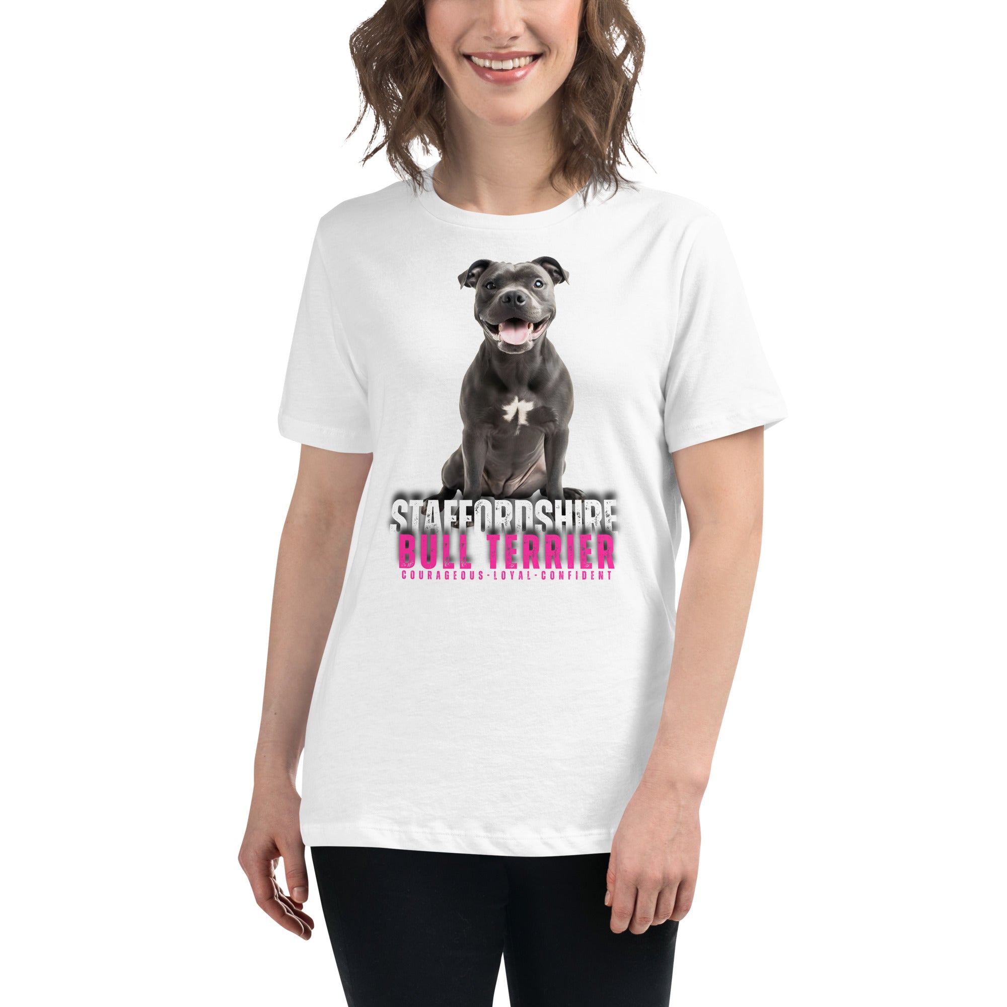 Staffordshire Bull Terrier Women's Relaxed T-Shirt