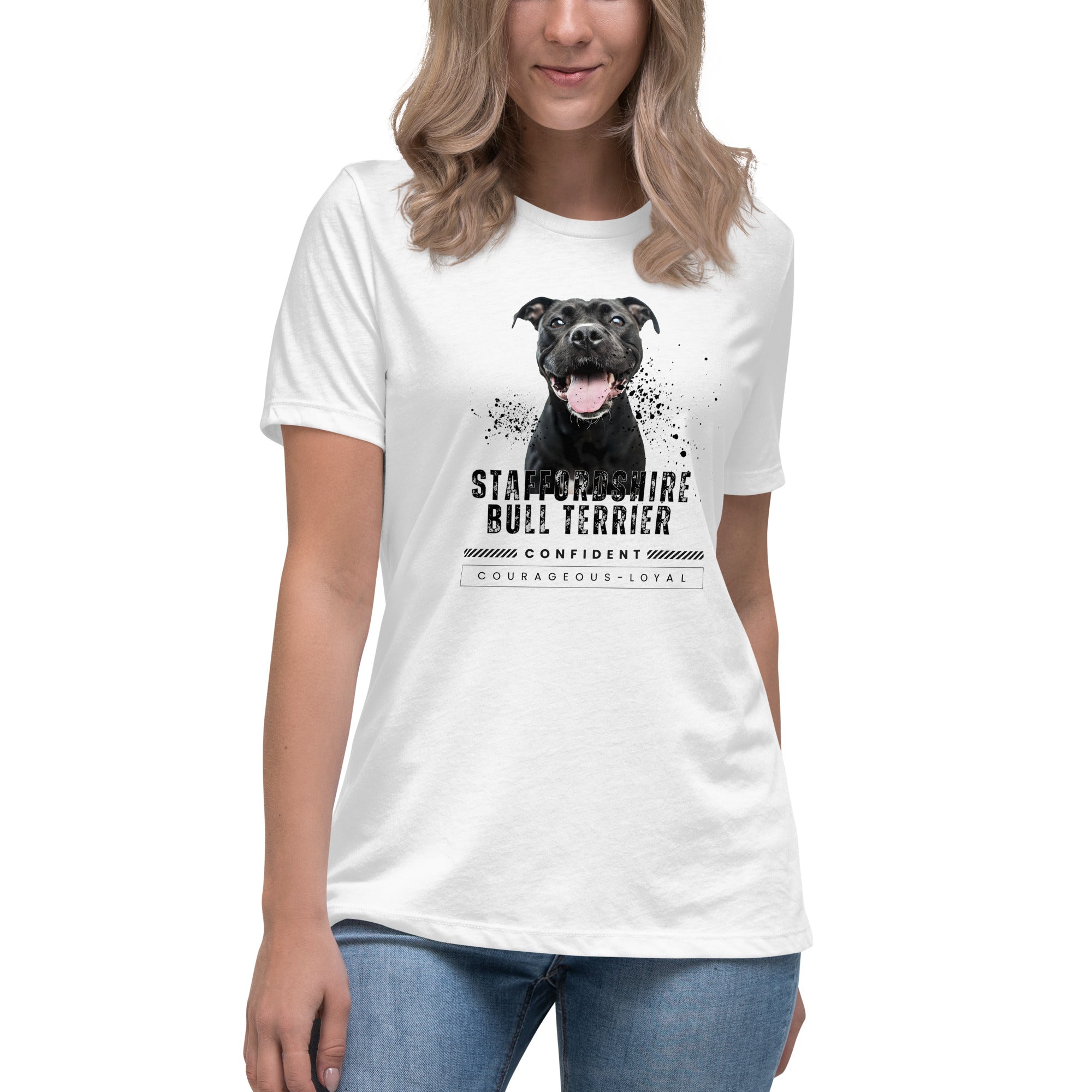 Staffordshire Bull Terrier Women's Relaxed T-Shirt