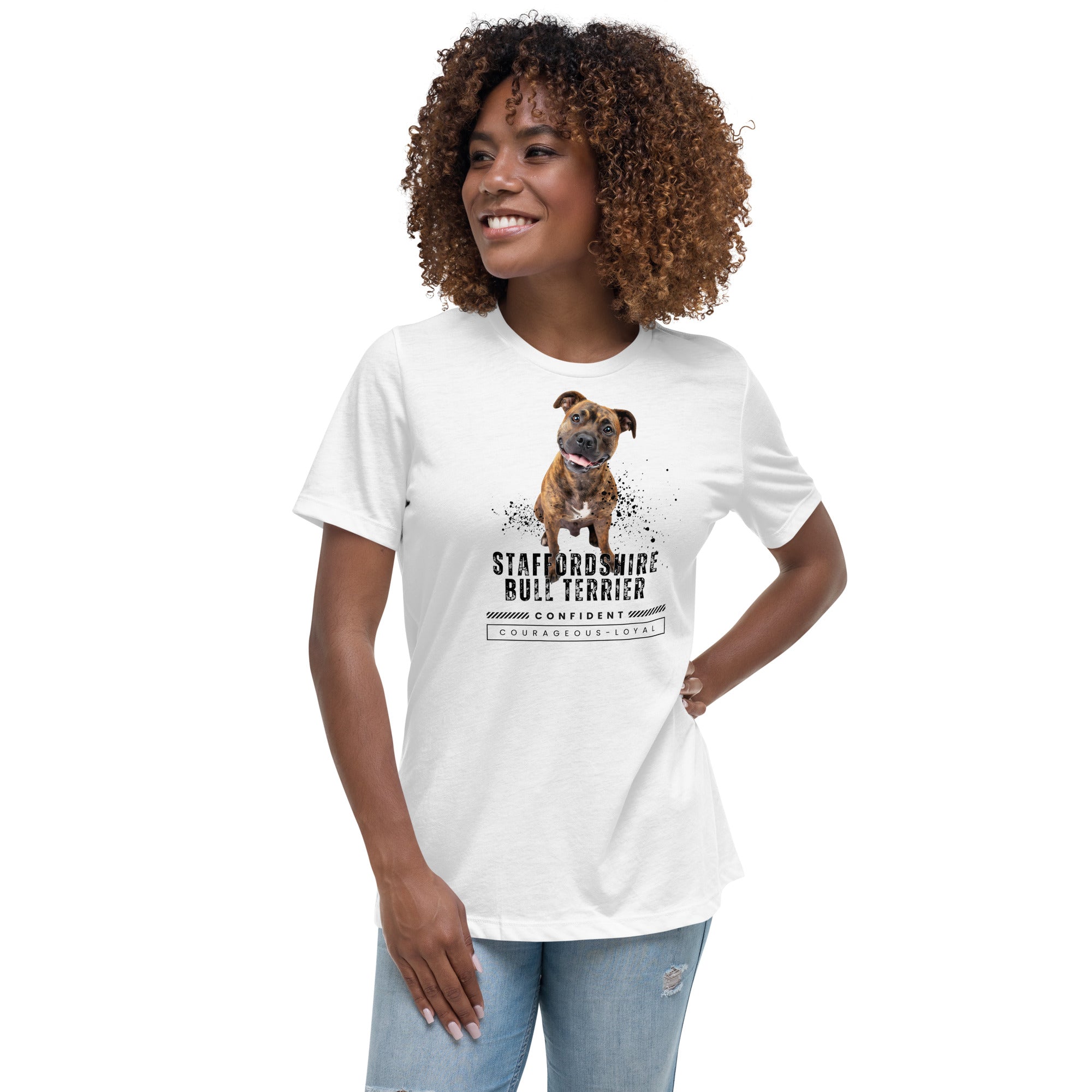 Staffordshire Bull Terrier Women's Relaxed T-Shirt