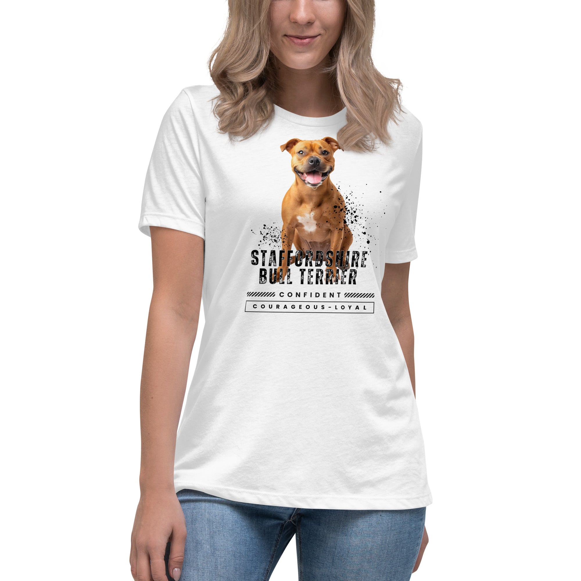 Staffordshire Bull Terrier Women's Relaxed T-Shirt