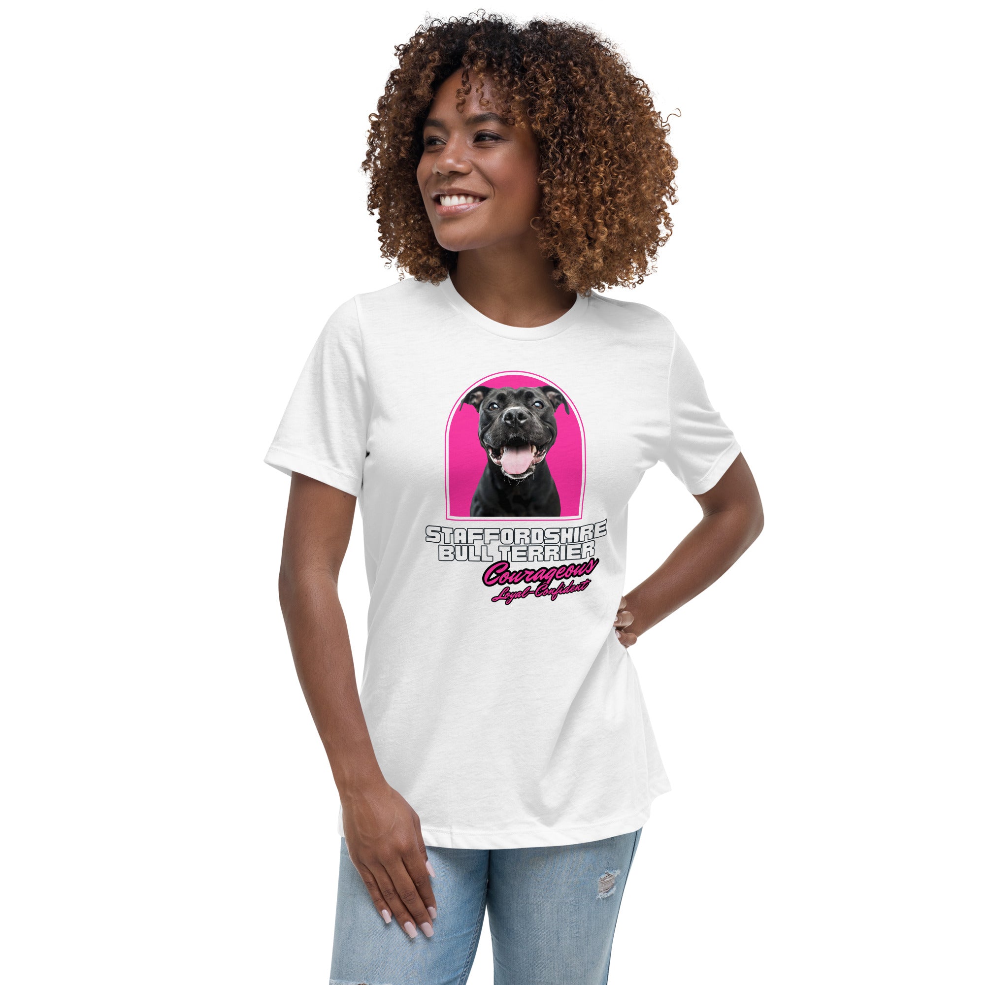 Staffordshire Bull Terrier Women's Relaxed T-Shirt