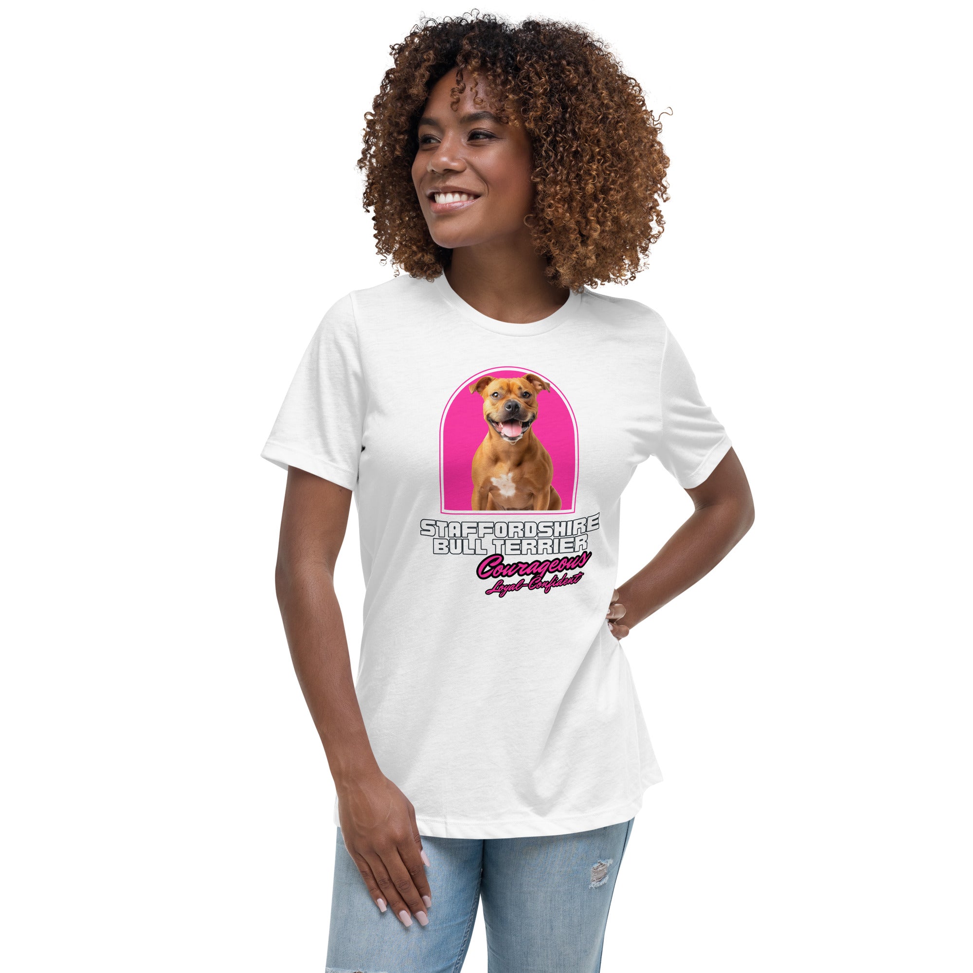 Staffordshire Bull Terrier Women's Relaxed T-Shirt