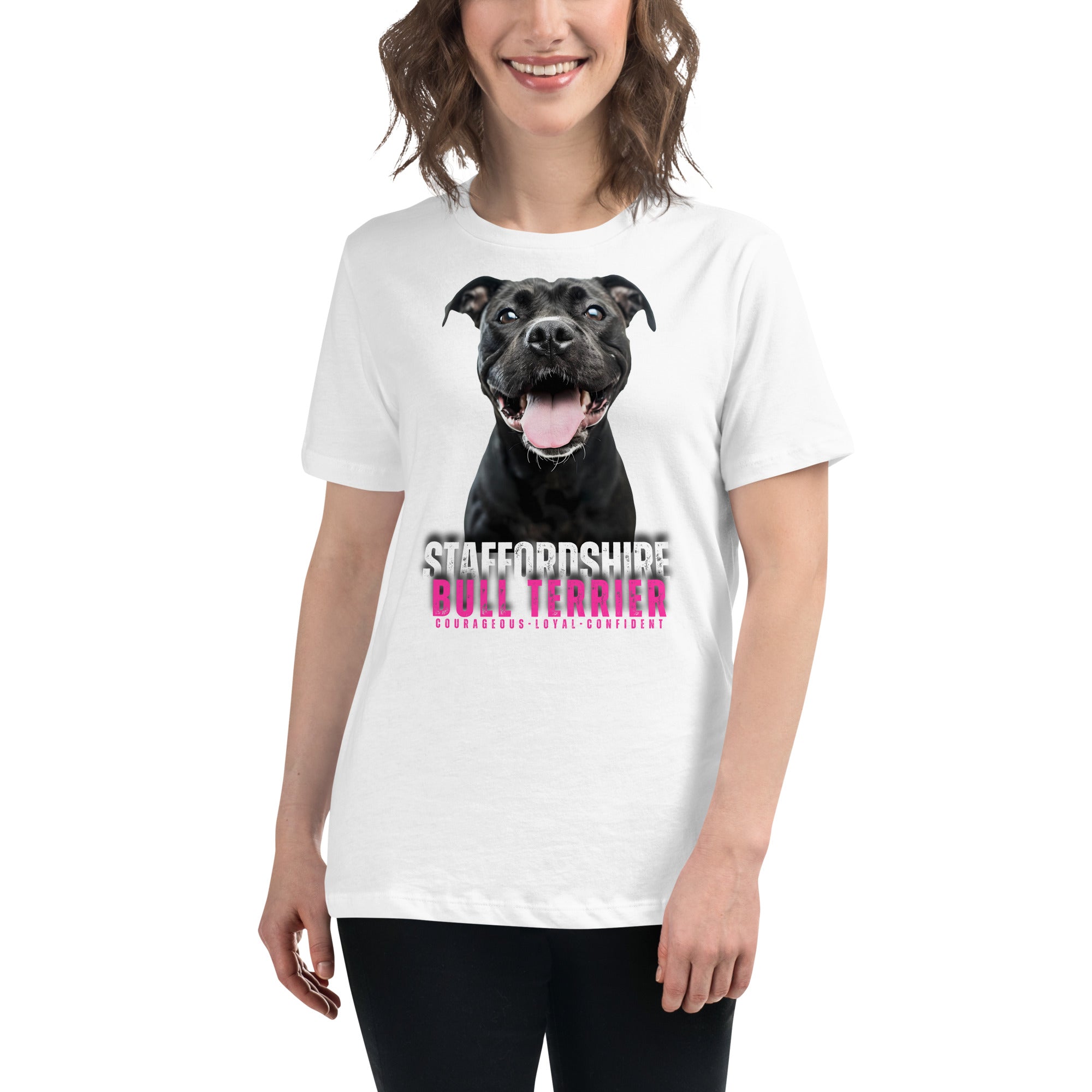 Staffordshire Bull Terrier Women's Relaxed T-Shirt