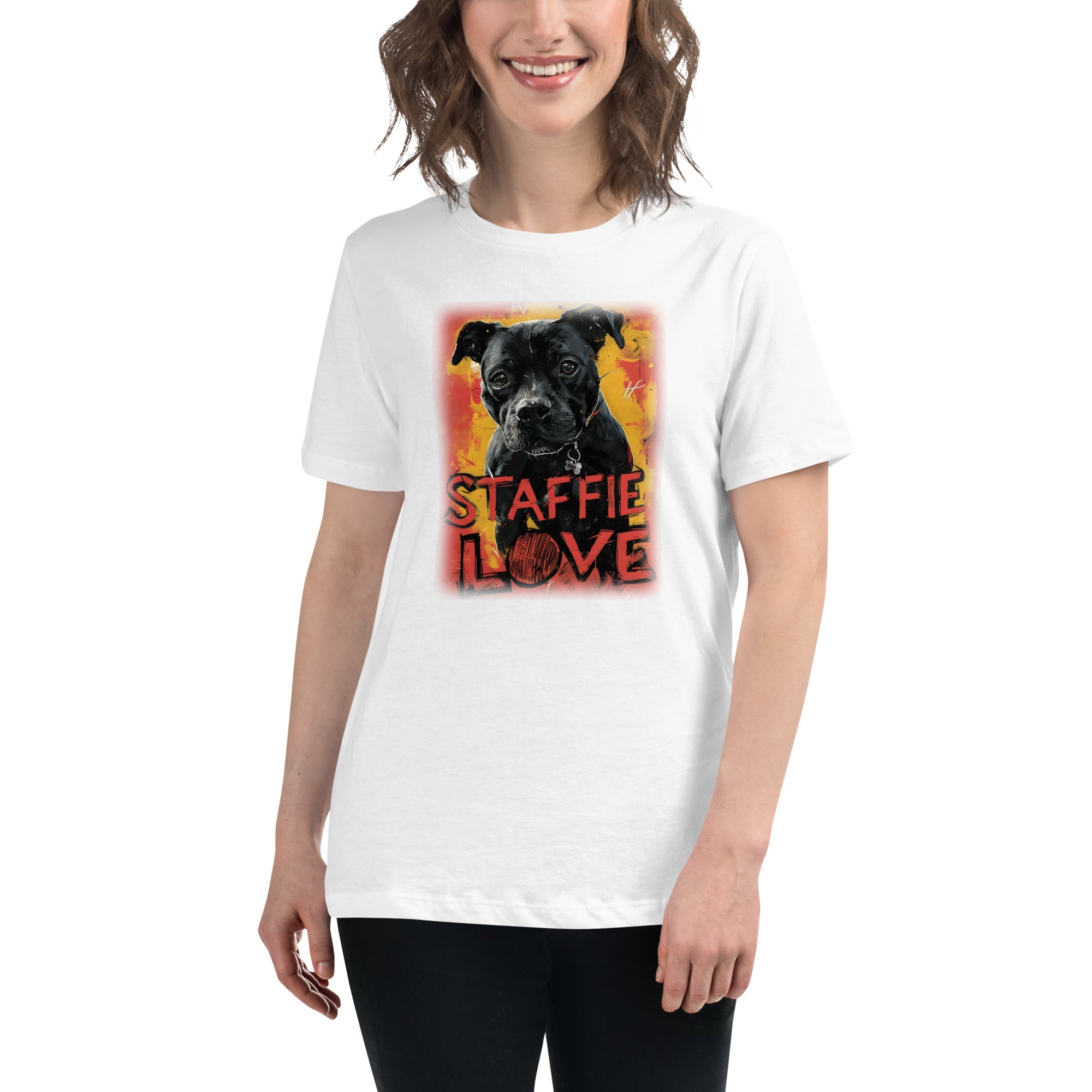 Staffie Bull Women's Relaxed T-Shirt