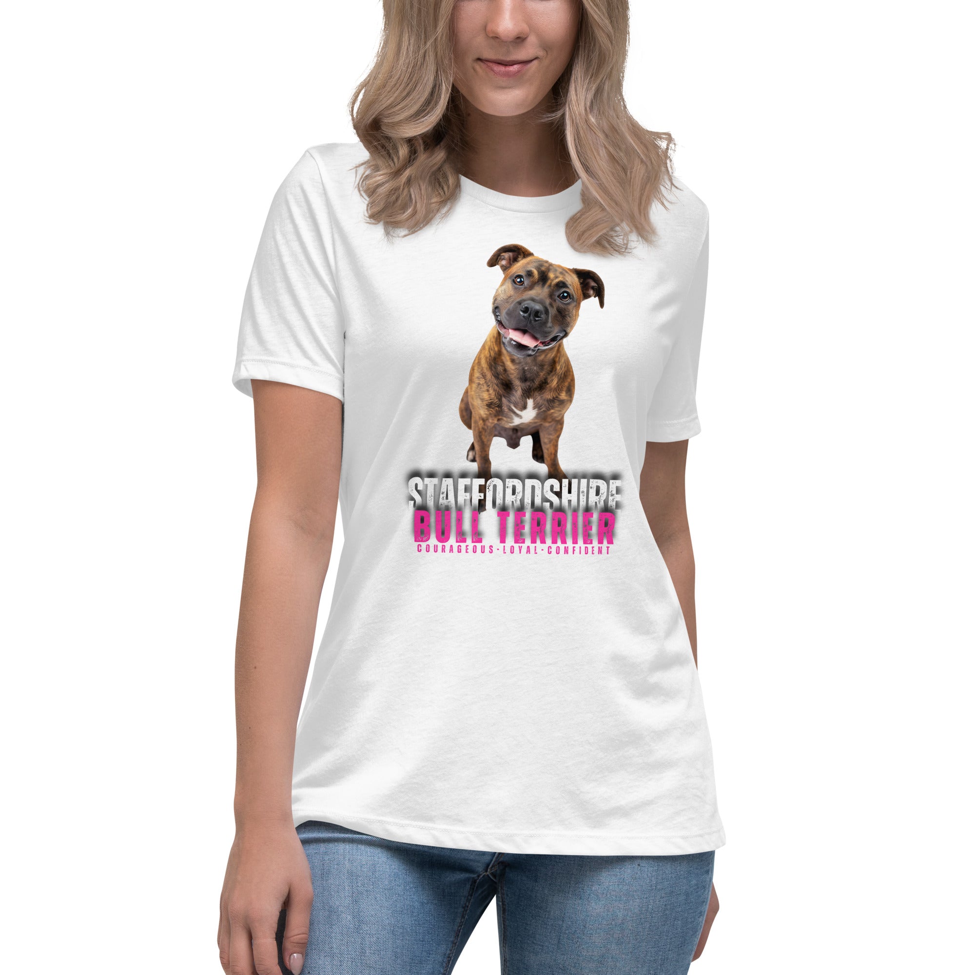 Staffie Bull Women's Relaxed T-Shirt