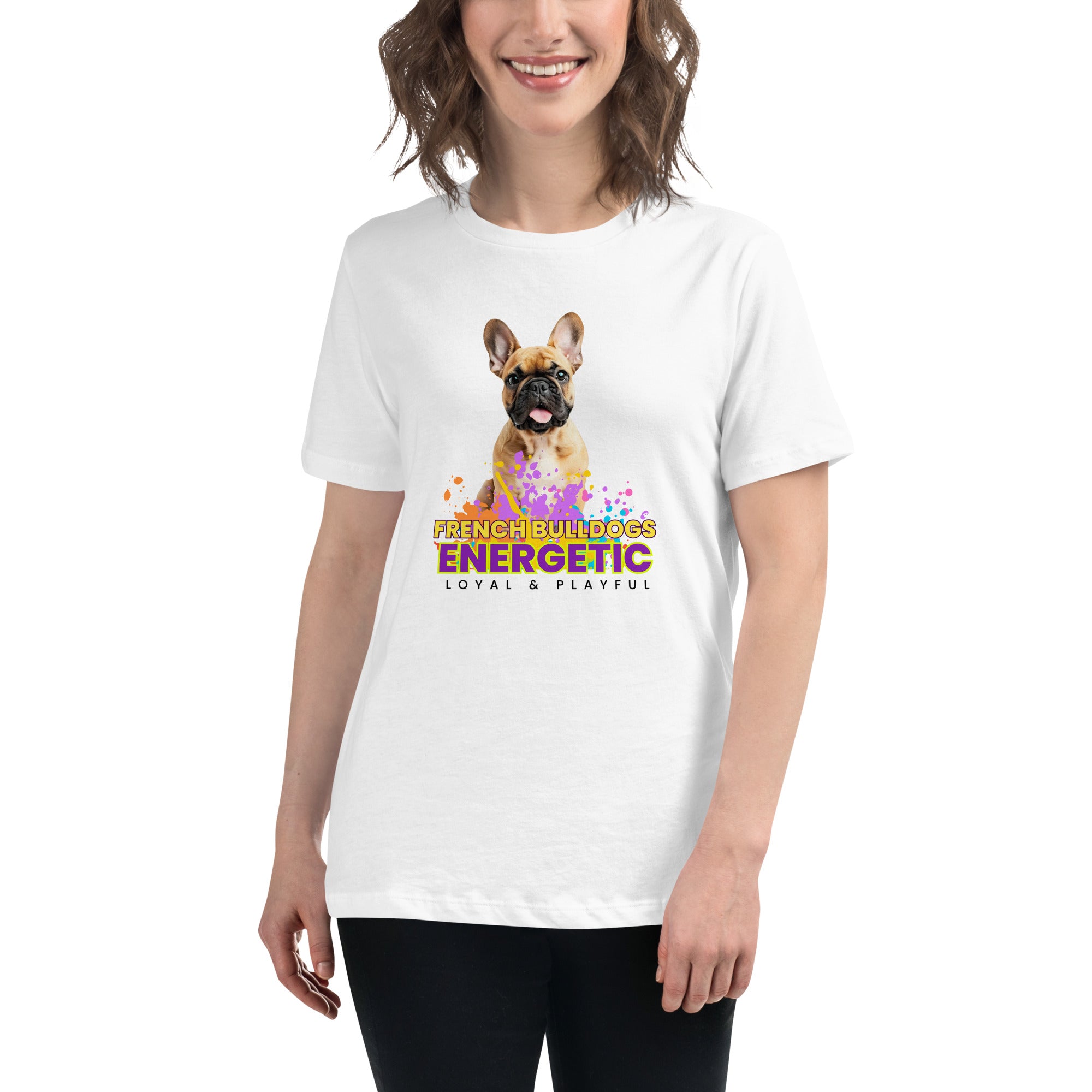 French Bull Dog Women's Relaxed T-Shirt