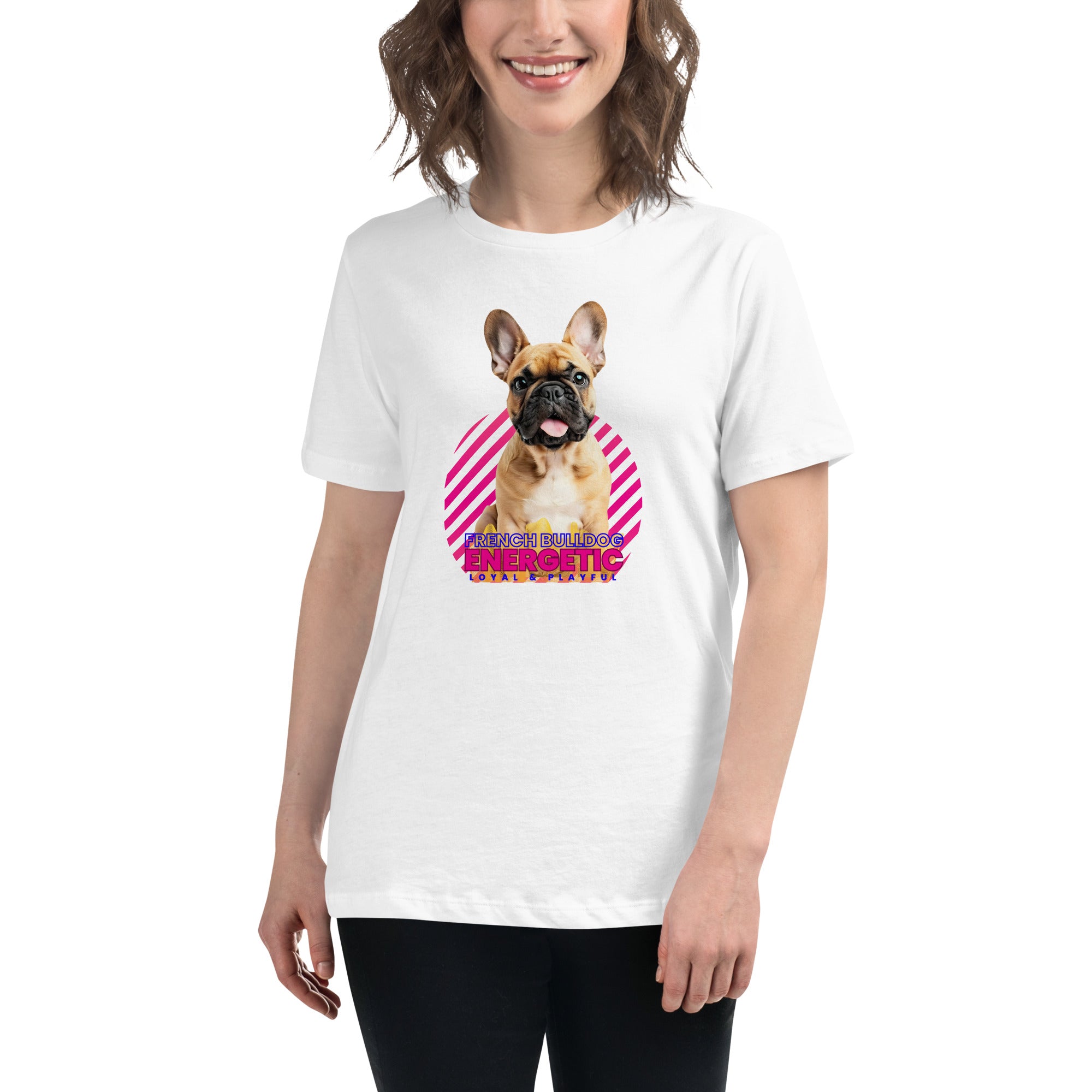 French Bull Dog Women's Relaxed T-Shirt