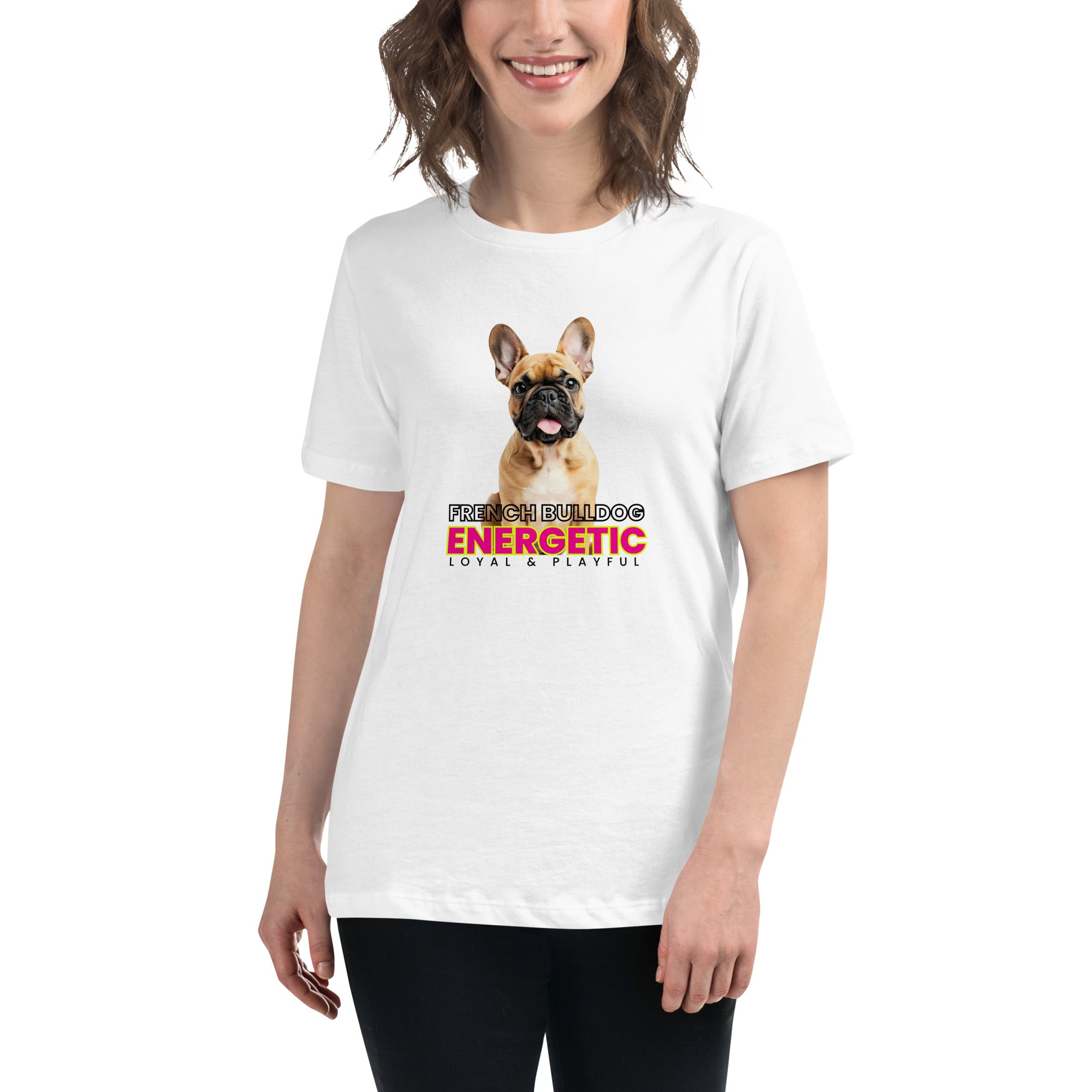 French Bull Dog Women's Relaxed T-Shirt